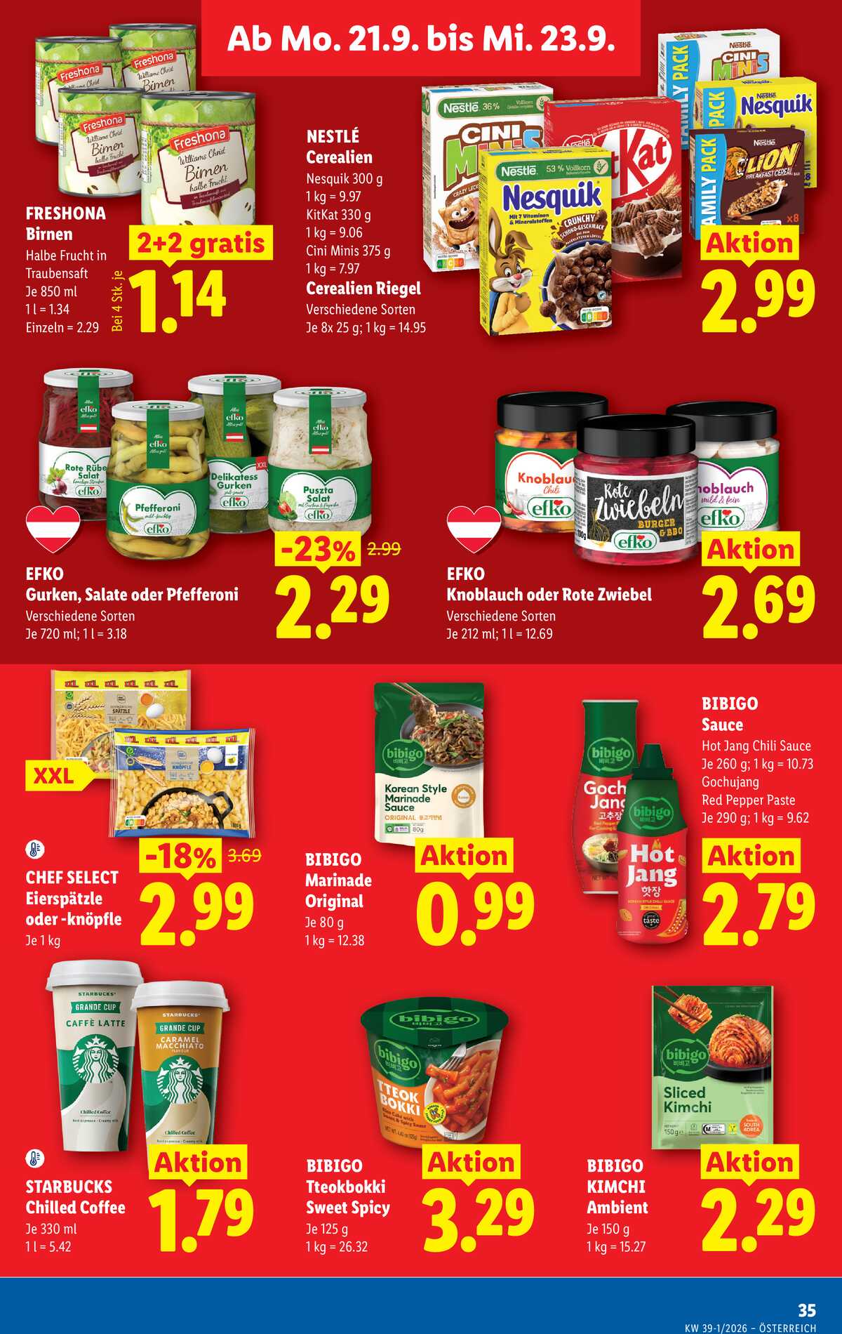 Leták Lidl Rakousko 17.9.-23.9.2026 strana 42