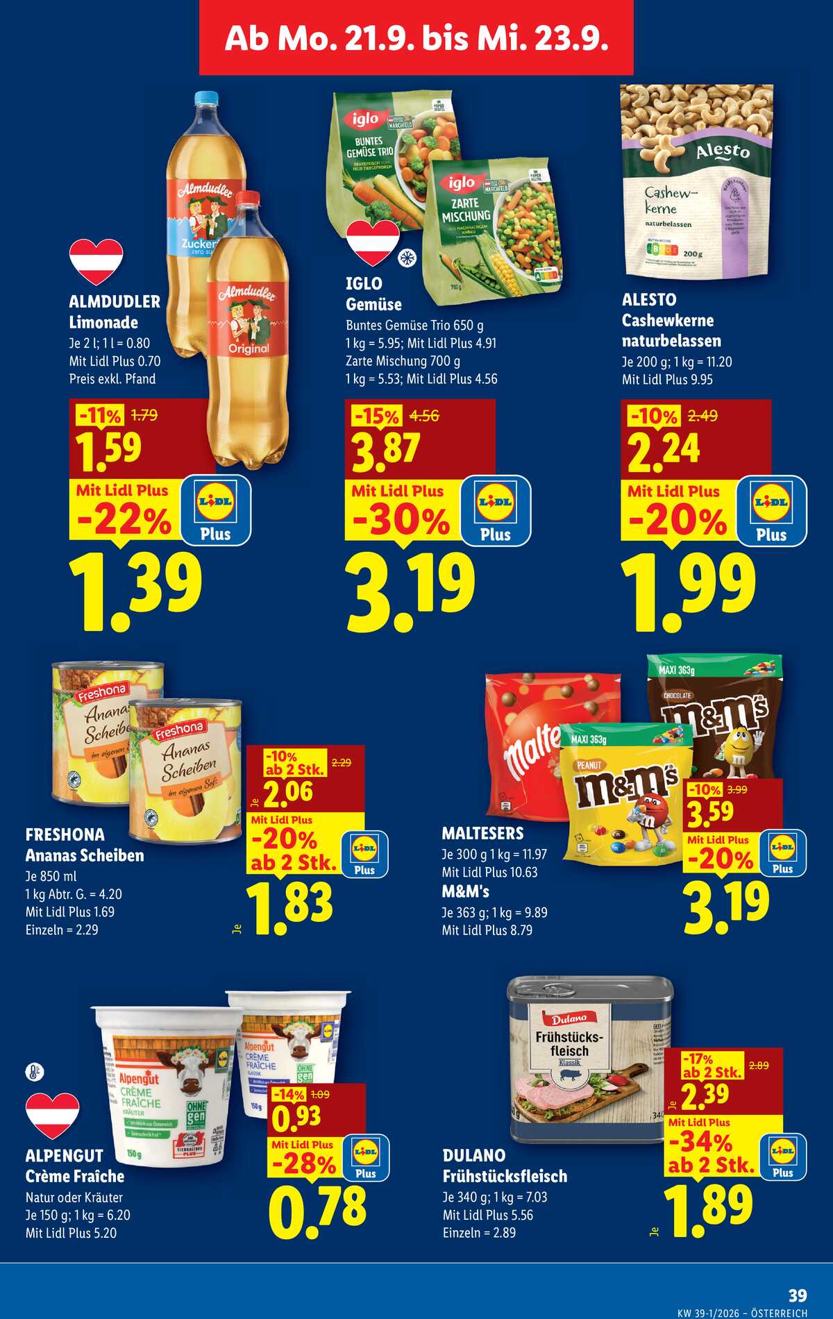 Leták Lidl Rakousko 17.9.-23.9.2026 strana 46