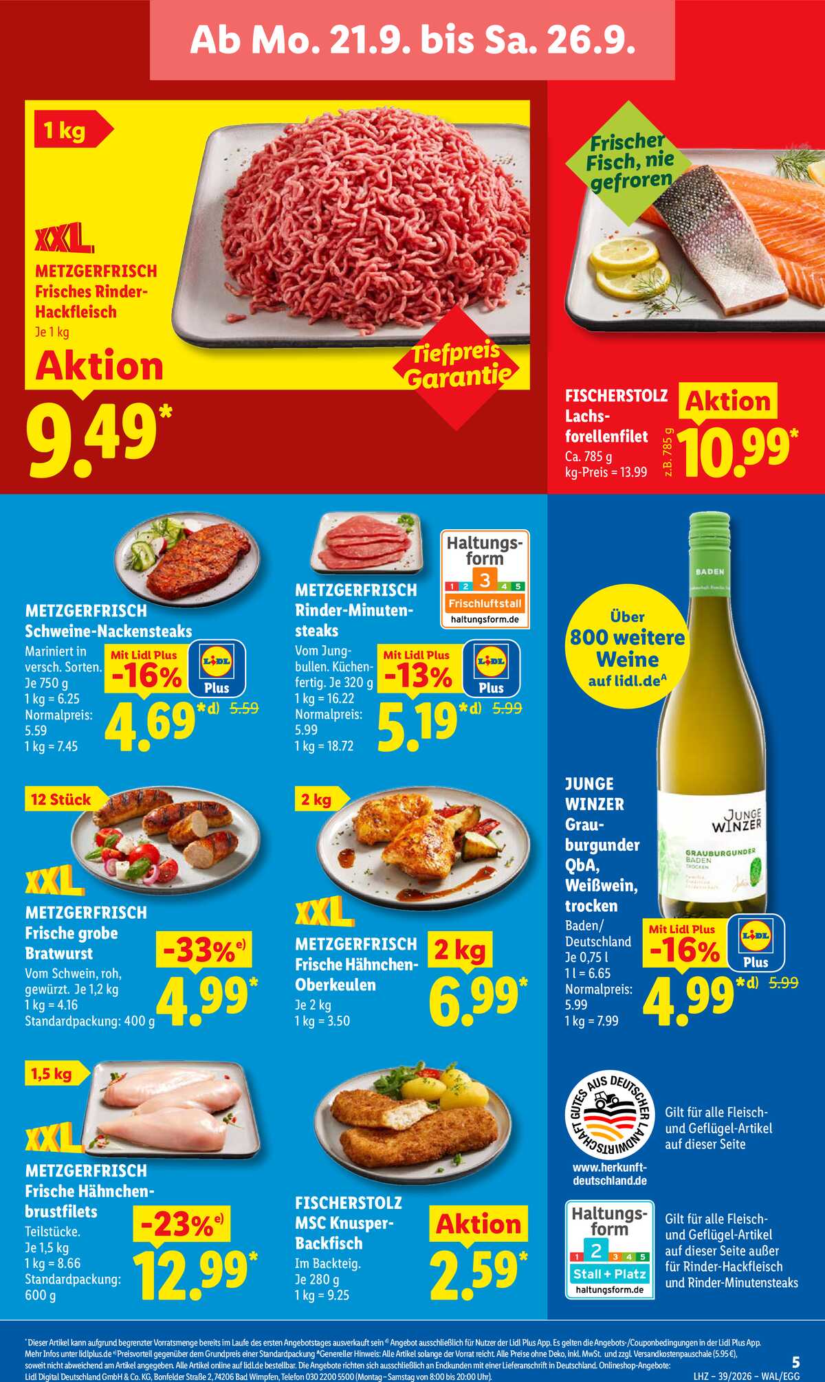 Leták Lidl Německo 21.9.-26.9.2026 strana 11