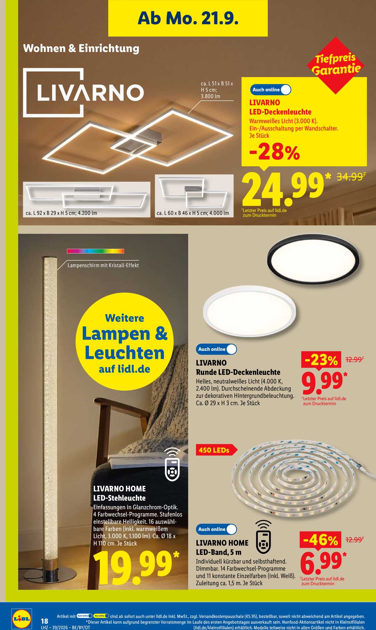 Leták Lidl Německo 21.9.-26.9.2026 strana 32