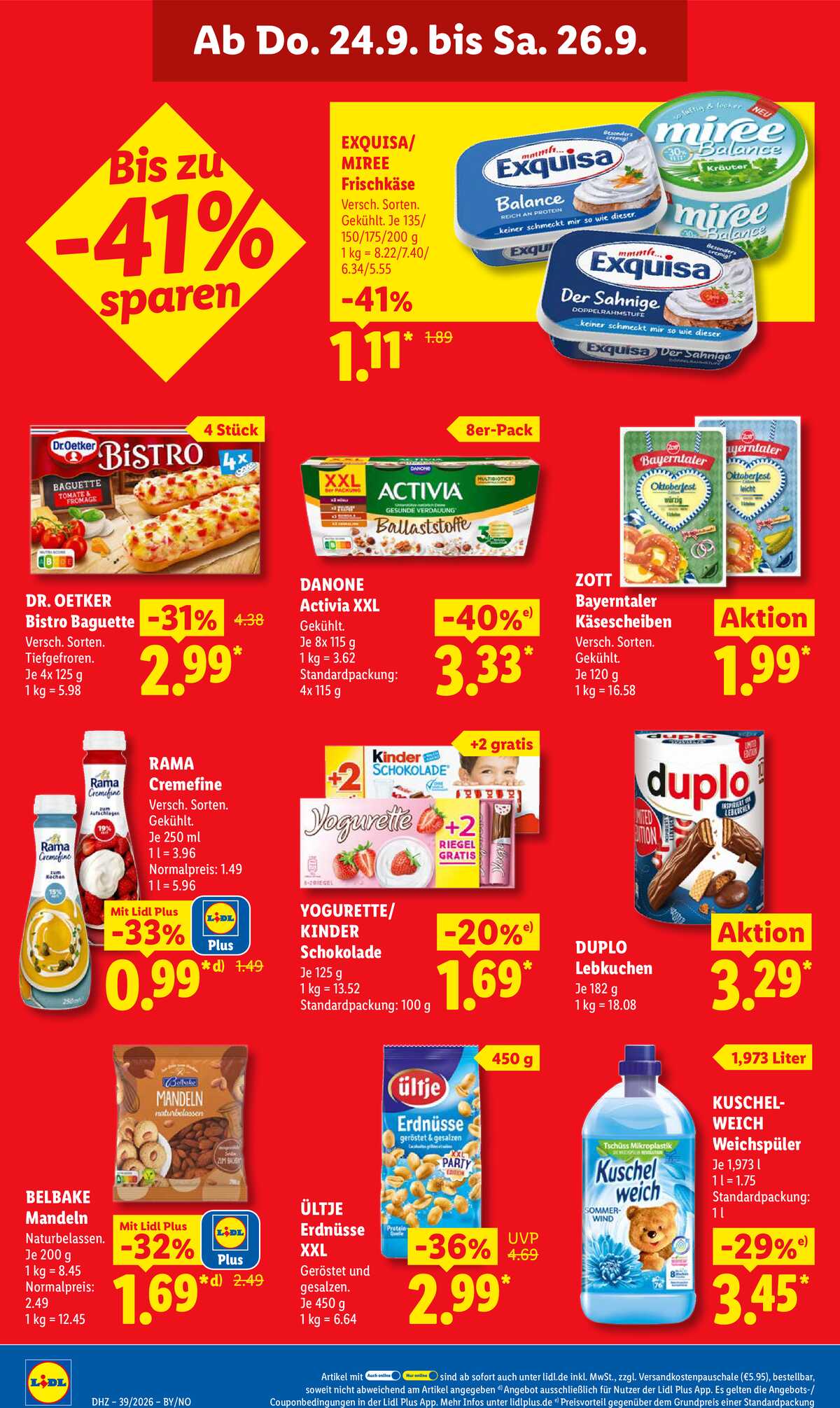 Leták Lidl Německo 21.9.-26.9.2026 strana 62