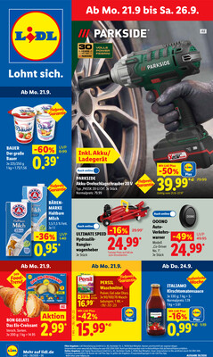 Leták Lidl Německo 21.9.-26.9.2026