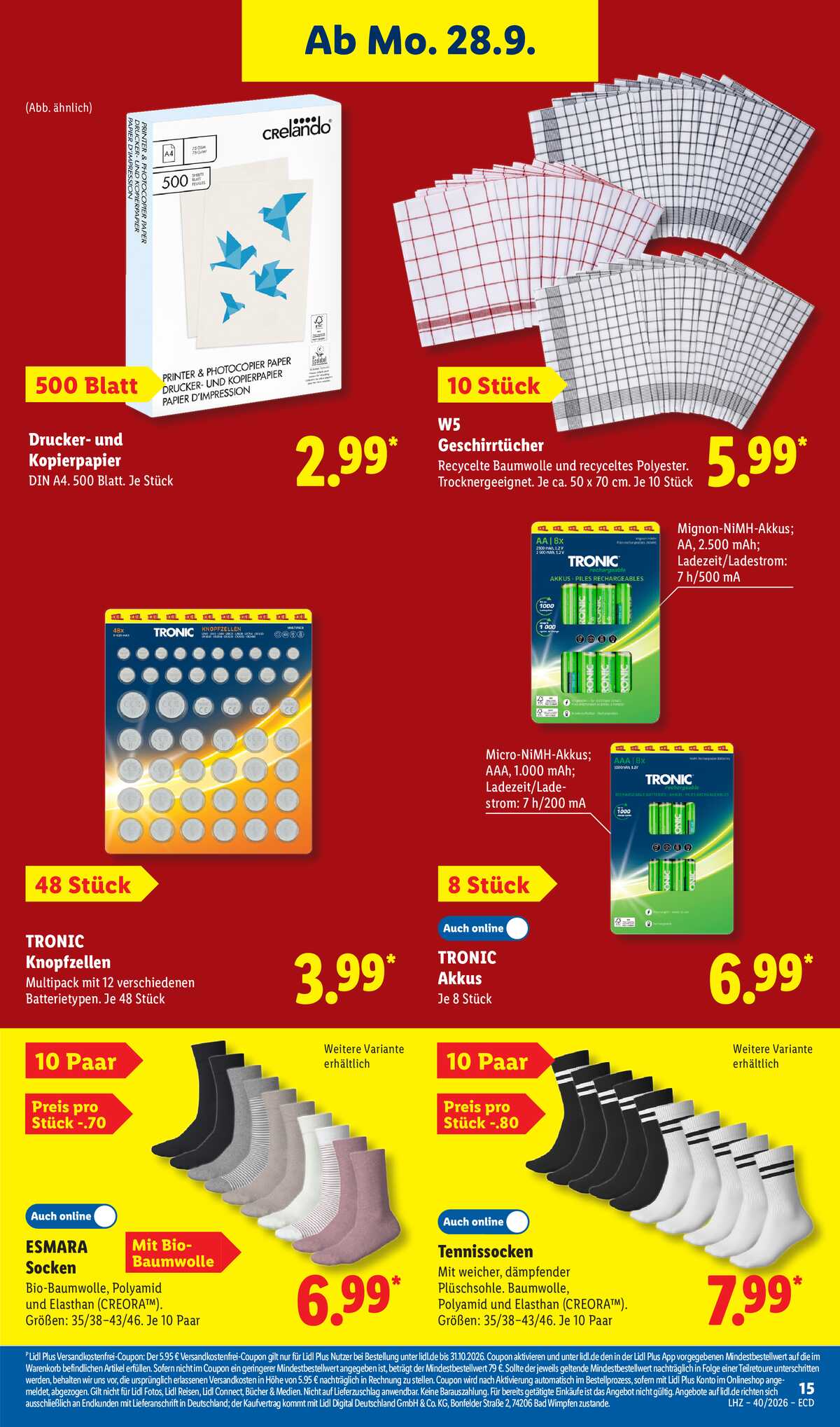 Leták Lidl Německo 28.9.-3.10.2026 strana 7