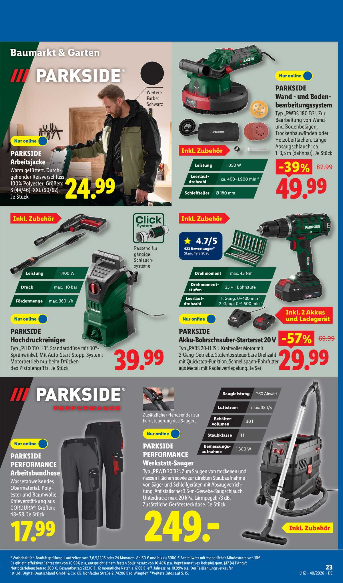 Leták Lidl Německo 28.9.-3.10.2026 strana 15