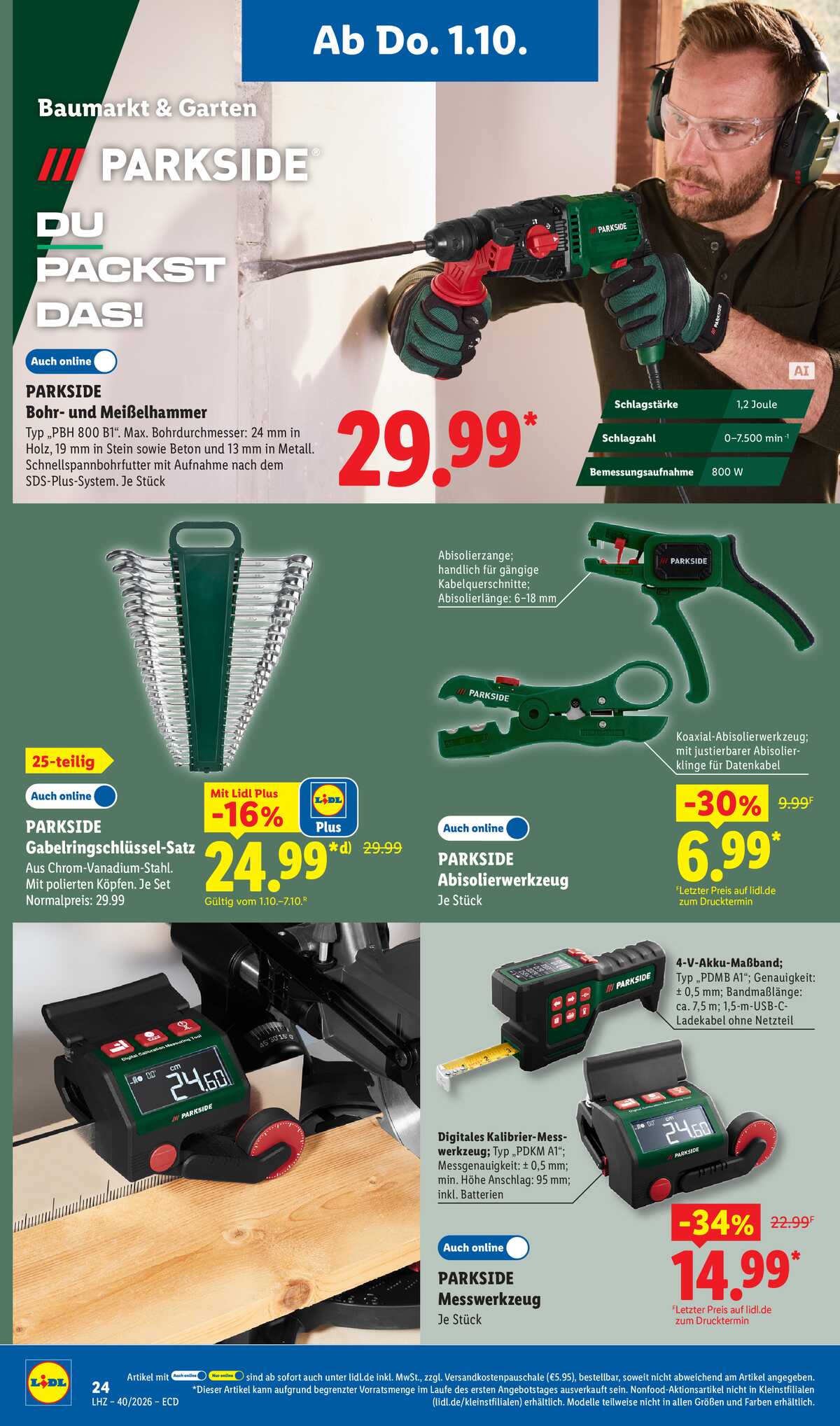 Leták Lidl Německo 28.9.-3.10.2026 strana 16