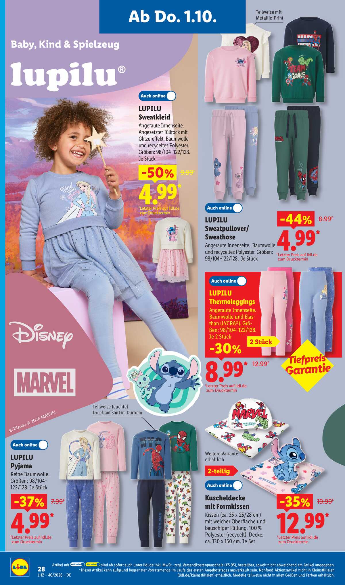 Leták Lidl Německo 28.9.-3.10.2026 strana 20