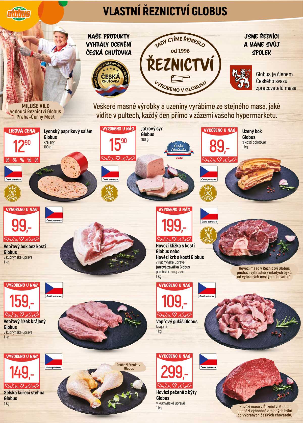 Akční leták Globus 16.9. - 22.9.2026 - Globus Praha - Centrum Černý Most strana 10