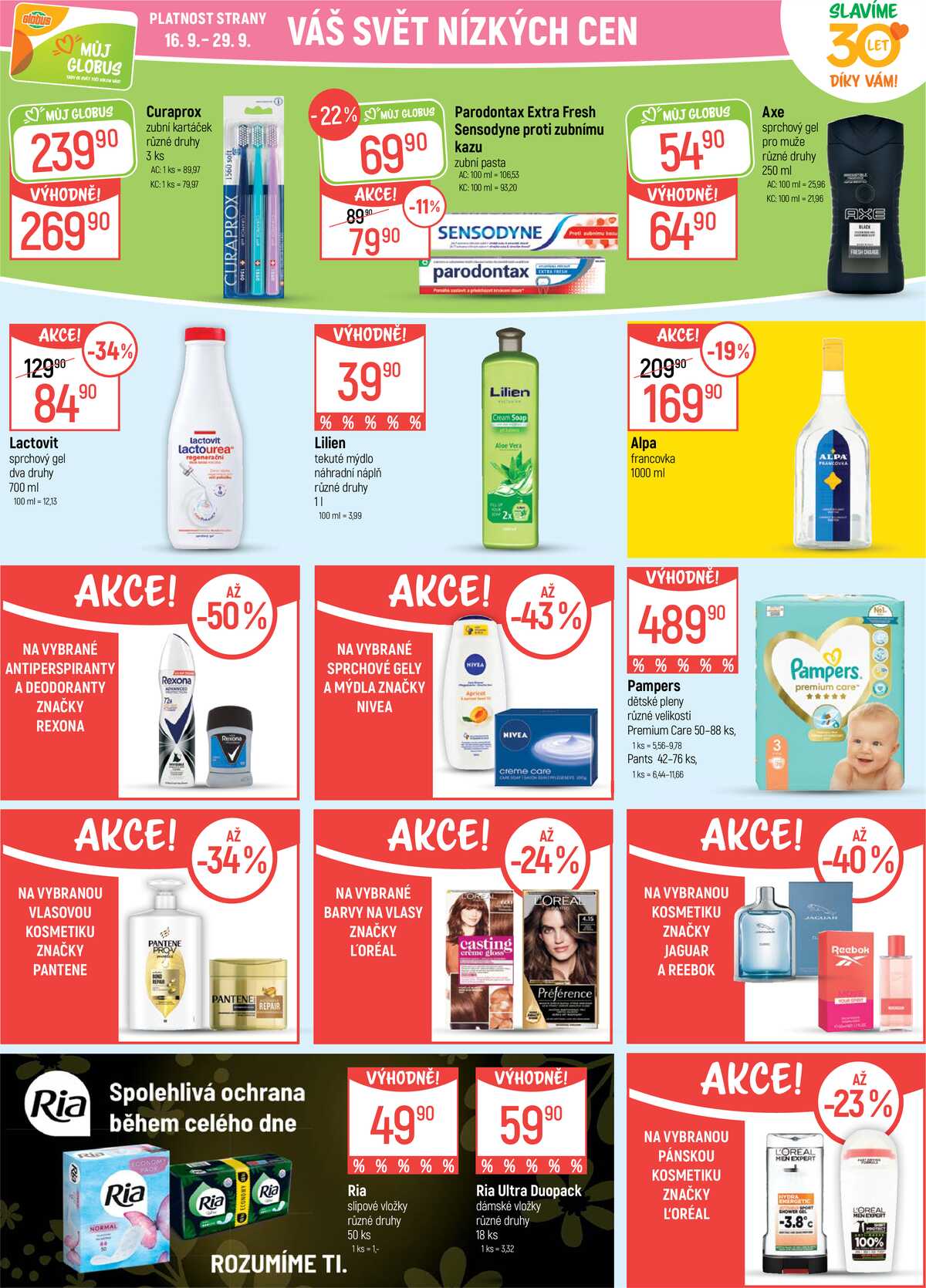 Akční leták Globus 16.9. - 22.9.2026 - Globus Praha - Čakovice strana 28