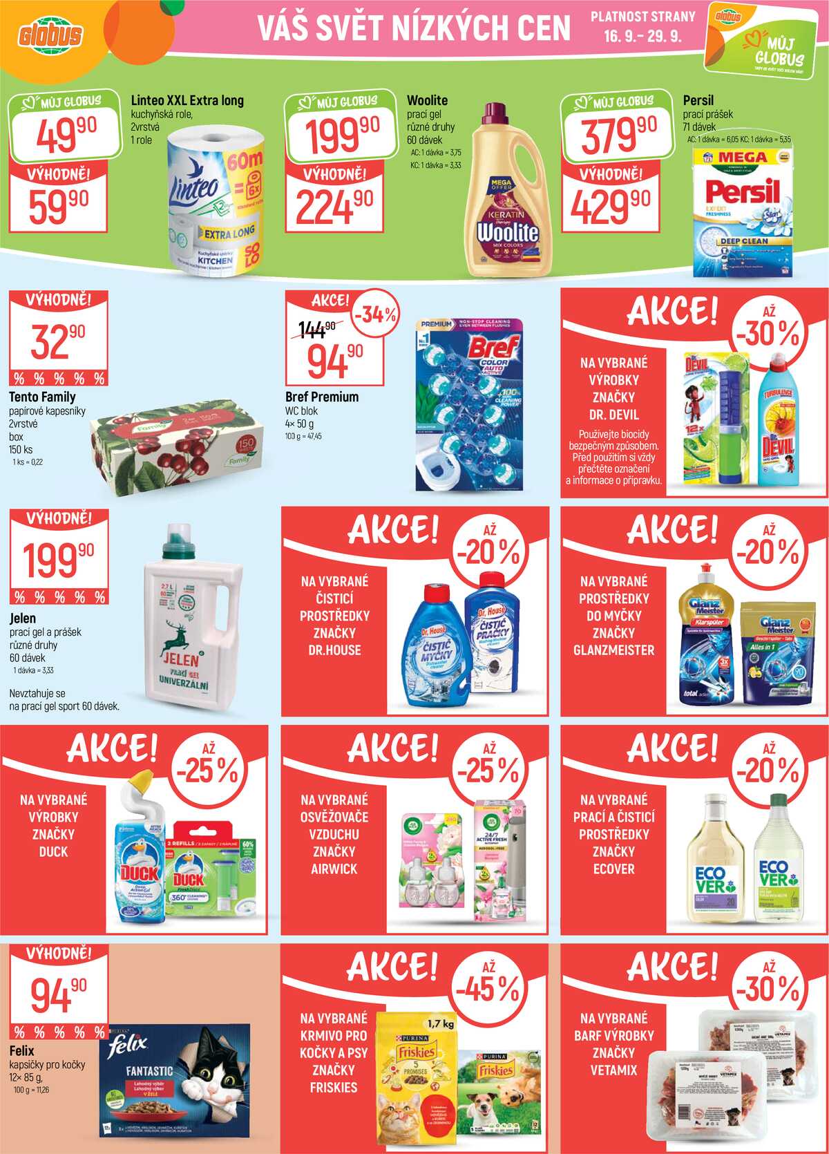 Akční leták Globus 16.9. - 22.9.2026 - Globus Praha - Čakovice strana 29