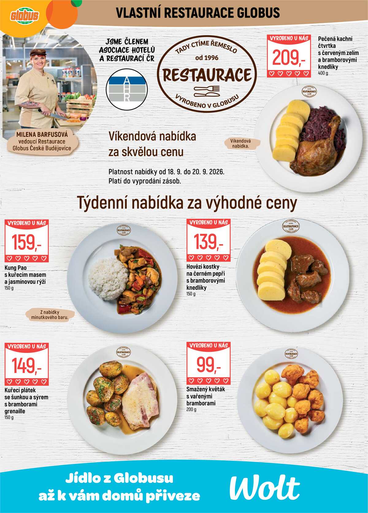 Akční leták Globus 16.9. - 22.9.2026 - Globus České Budějovice strana 12