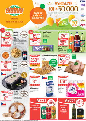 Akční leták Globus 16.9. - 22.9.2026 - Globus Havířov