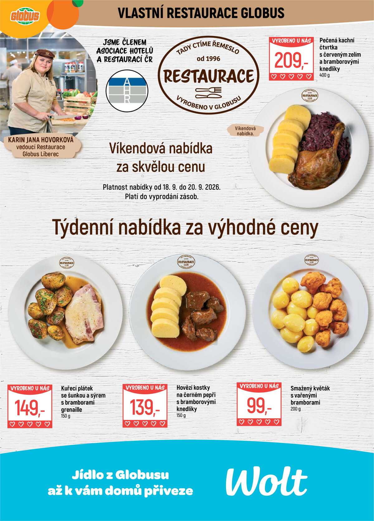 Akční leták Globus 16.9. - 22.9.2026 - Globus Liberec strana 12