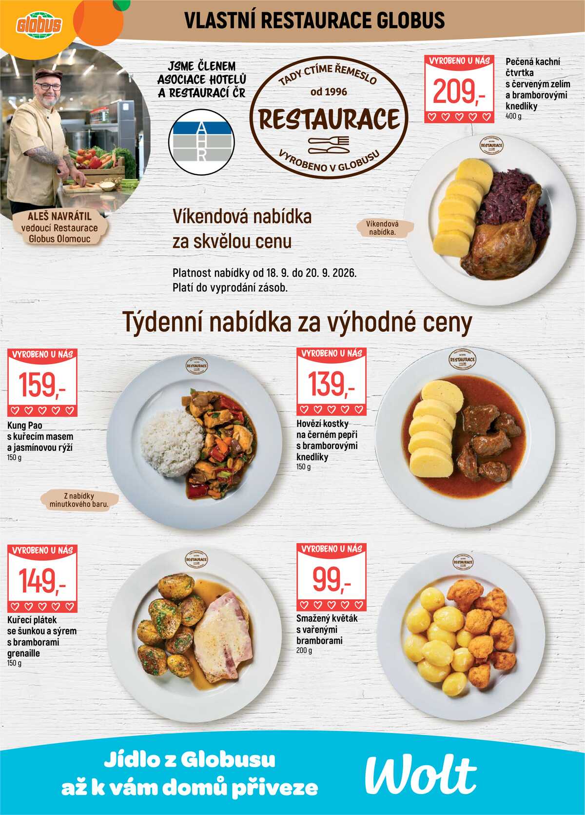Akční leták Globus 16.9. - 22.9.2026 - Globus Olomouc strana 12