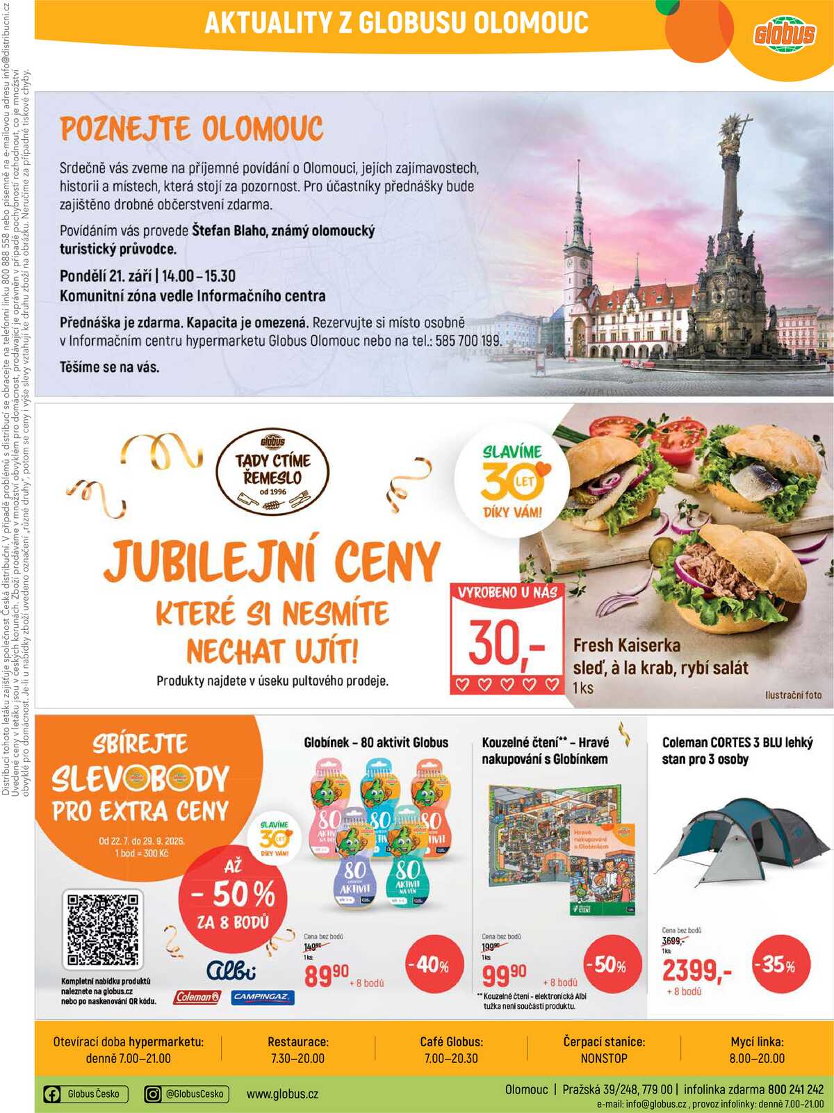 Akční leták Globus 16.9. - 22.9.2026 - Globus Olomouc strana 34