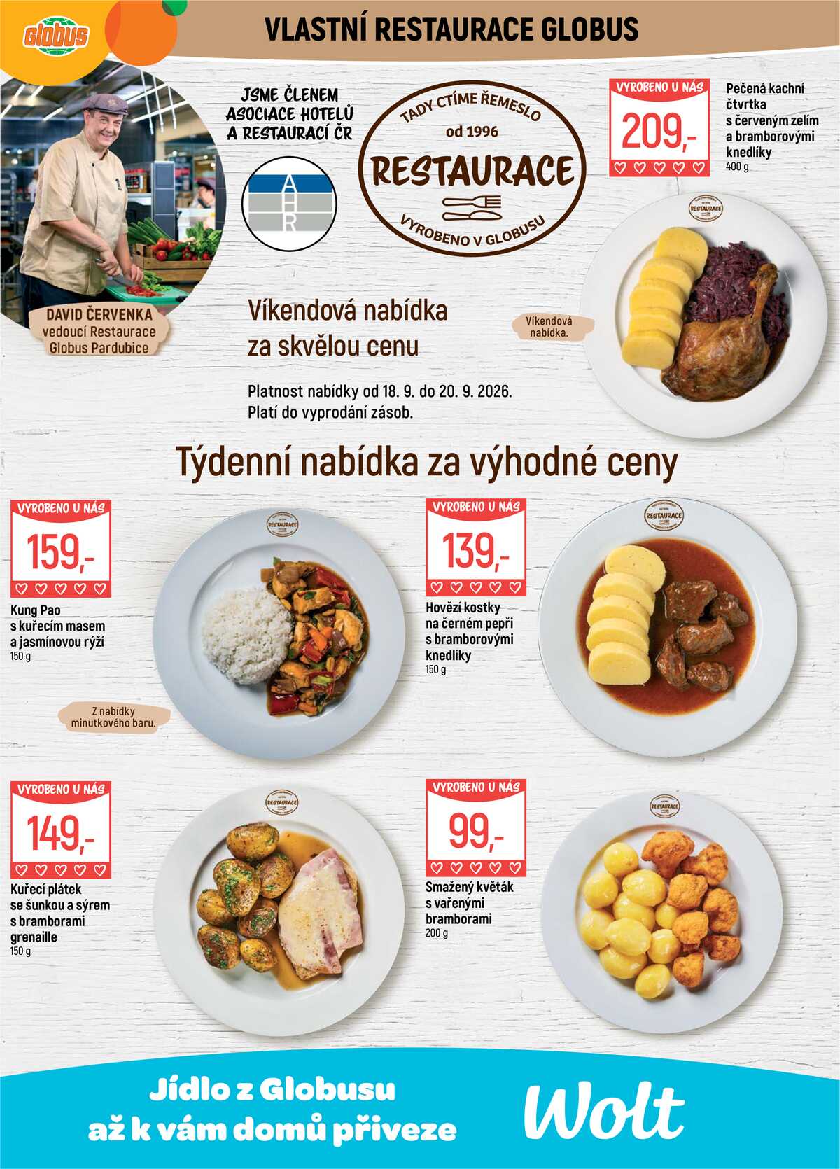 Akční leták Globus 16.9. - 22.9.2026 - Globus Pardubice strana 12