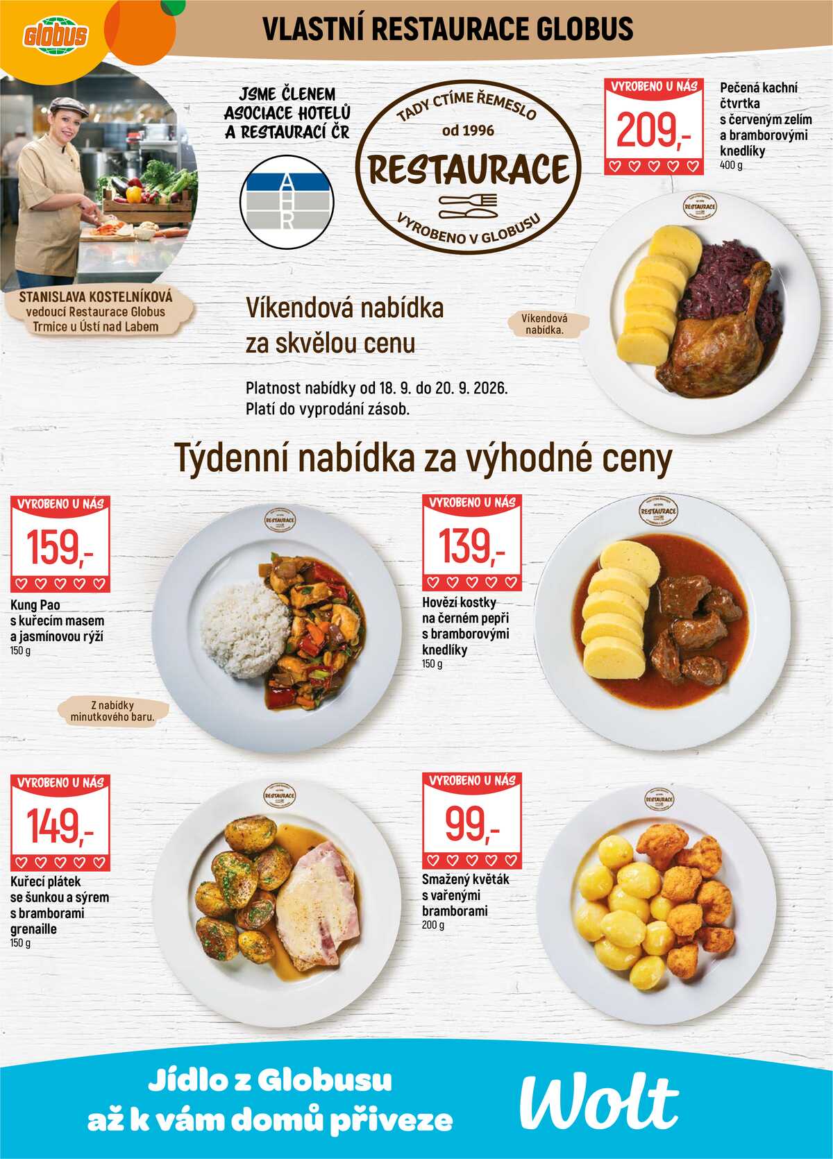 Akční leták Globus 16.9. - 22.9.2026 - Globus Trmice u Ústí nad Labem strana 12