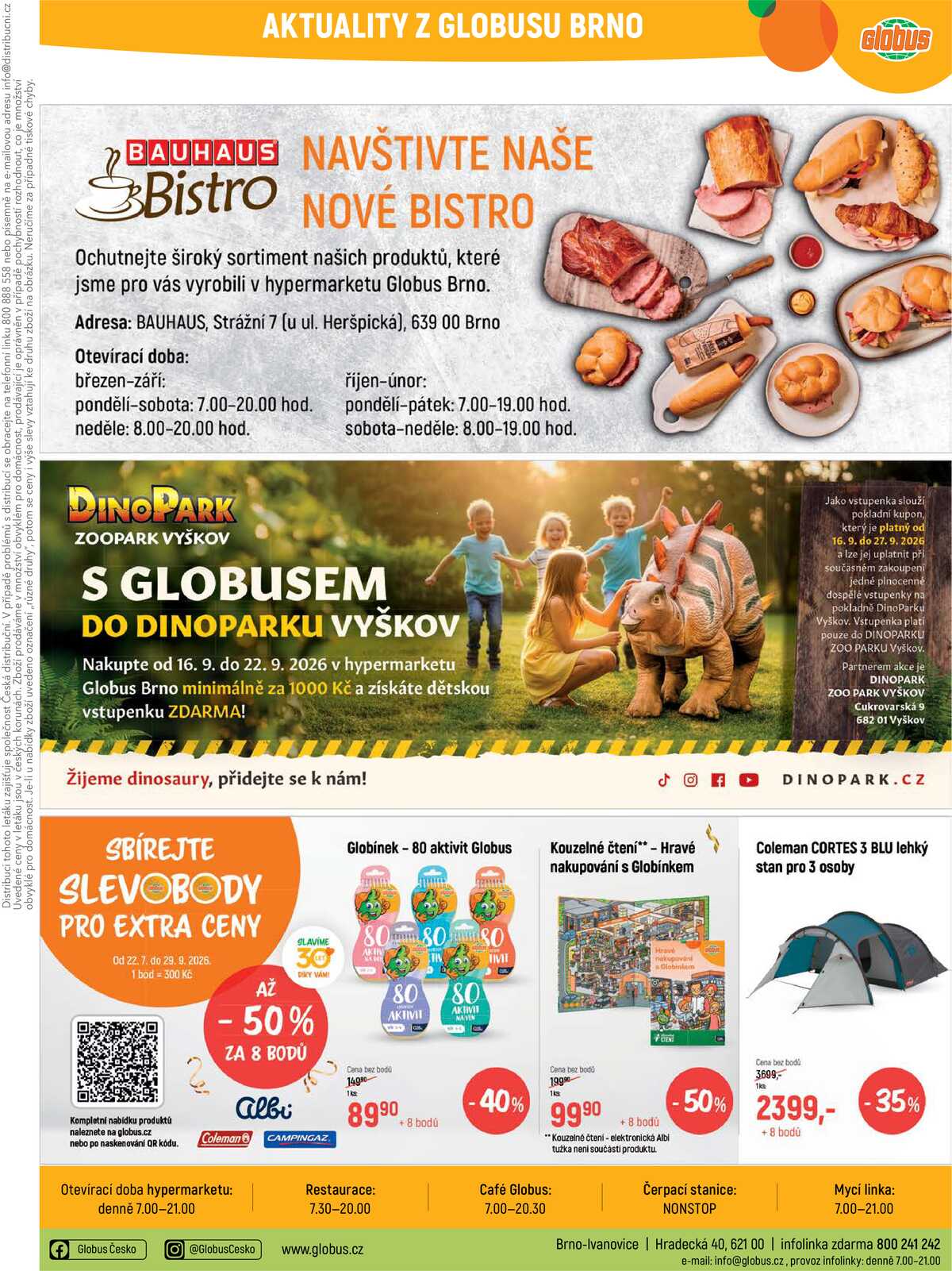 Akční leták Globus 16.9. - 22.9.2026 - Globus Brno Ivanovice strana 34