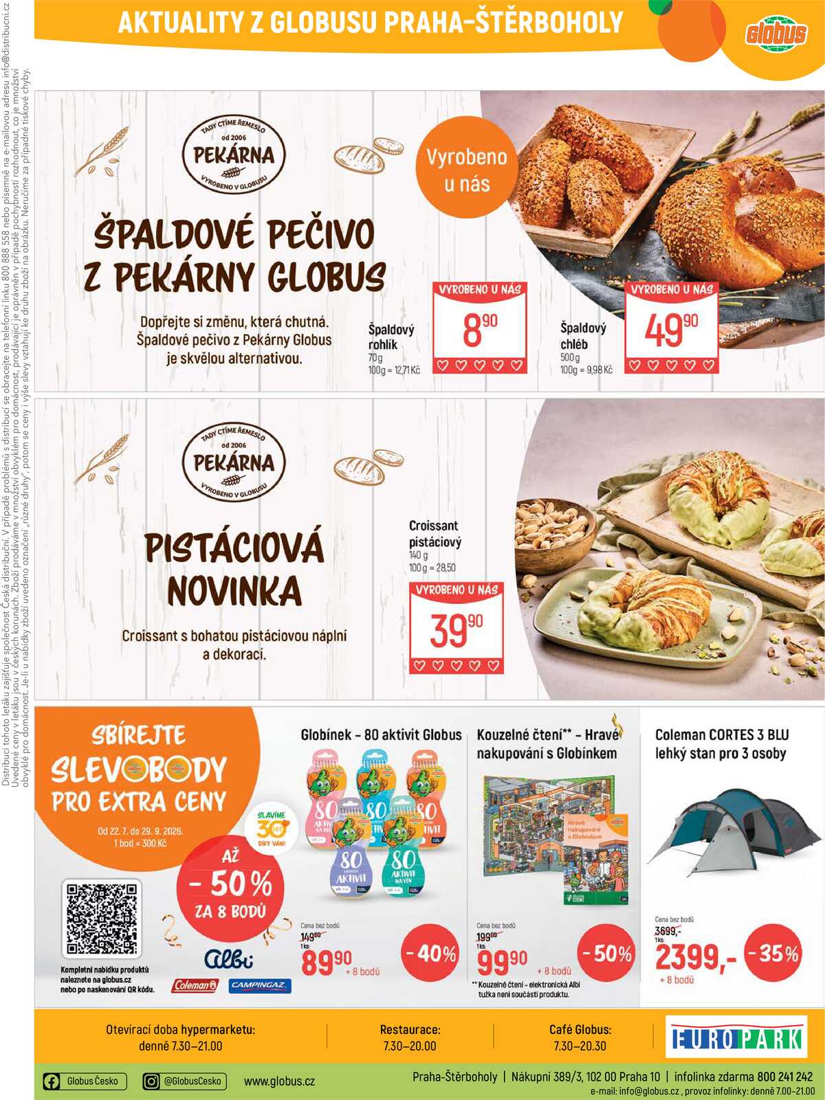 Akční leták Globus 16.9. - 22.9.2026 - Globus Praha - Štěrboholy strana 30