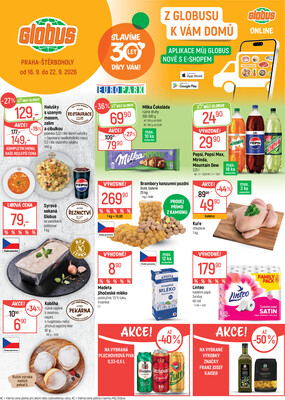 Akční leták Globus 16.9. - 22.9.2026 - Globus Praha - Štěrboholy