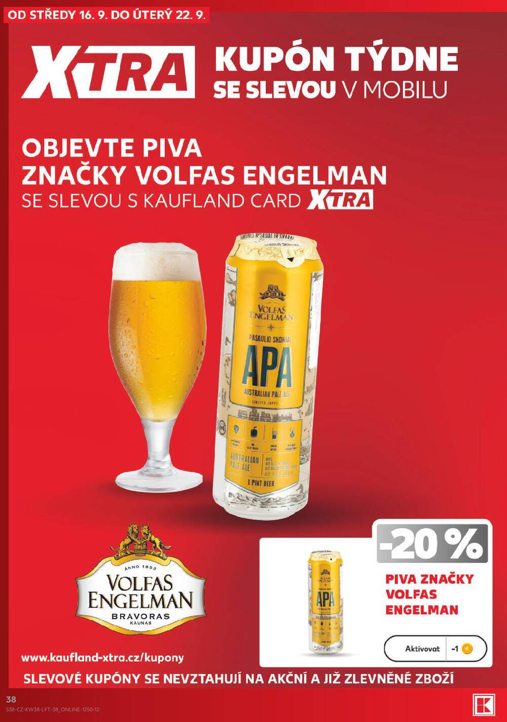 Leták Kaufland - Kaufland 16.9. - 22.9. - Kaufland - Praha - Horní Měcholupy - strana 38 Leták Kaufland - Kaufland 16.9. - 22.9. - Kaufland - Praha - Horní Měcholupy - strana 38