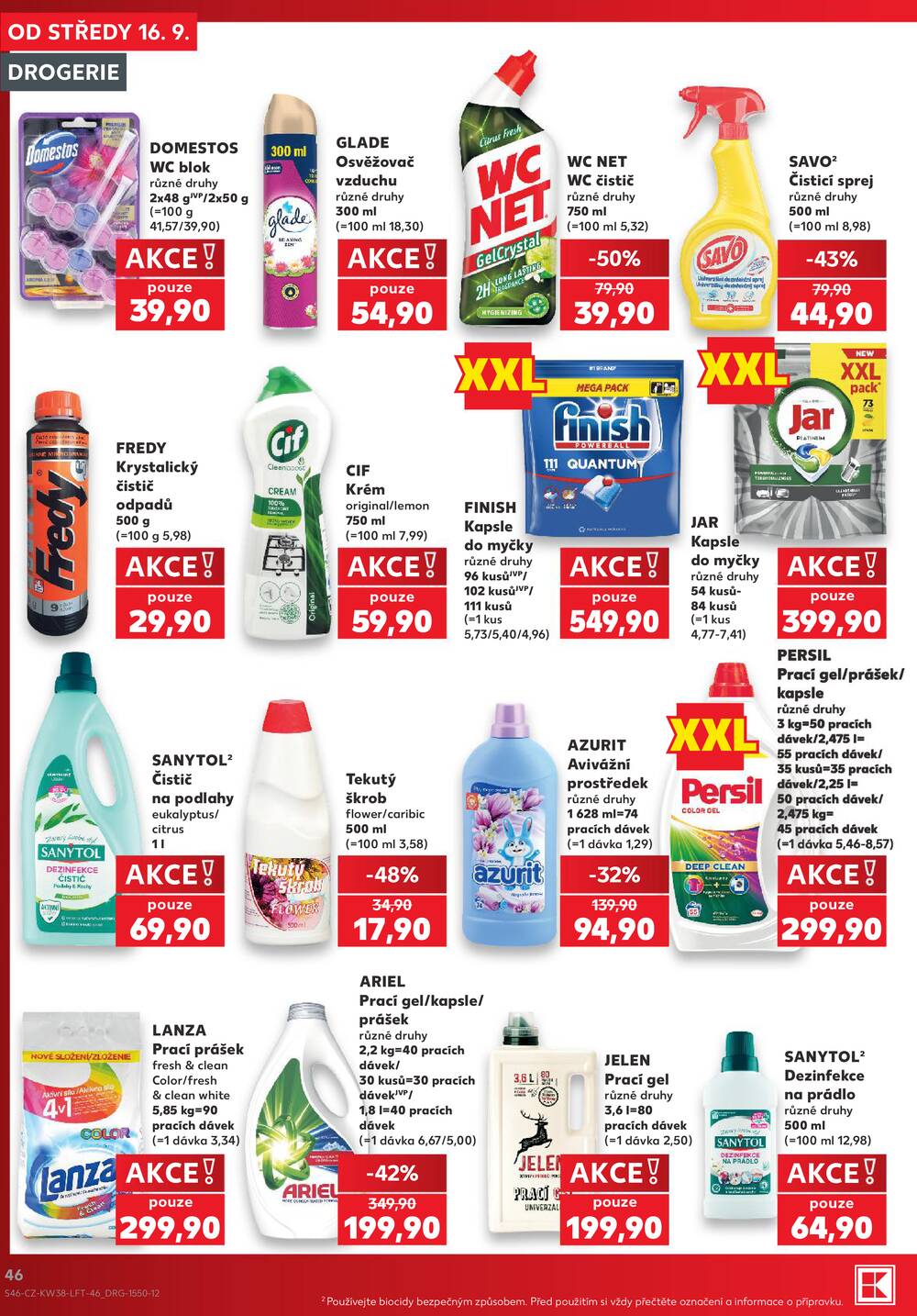 Leták Kaufland - Kaufland 16.9. - 22.9. - Kaufland - Praha - Horní Měcholupy - strana 46 Leták Kaufland - Kaufland 16.9. - 22.9. - Kaufland - Praha - Horní Měcholupy - strana 46