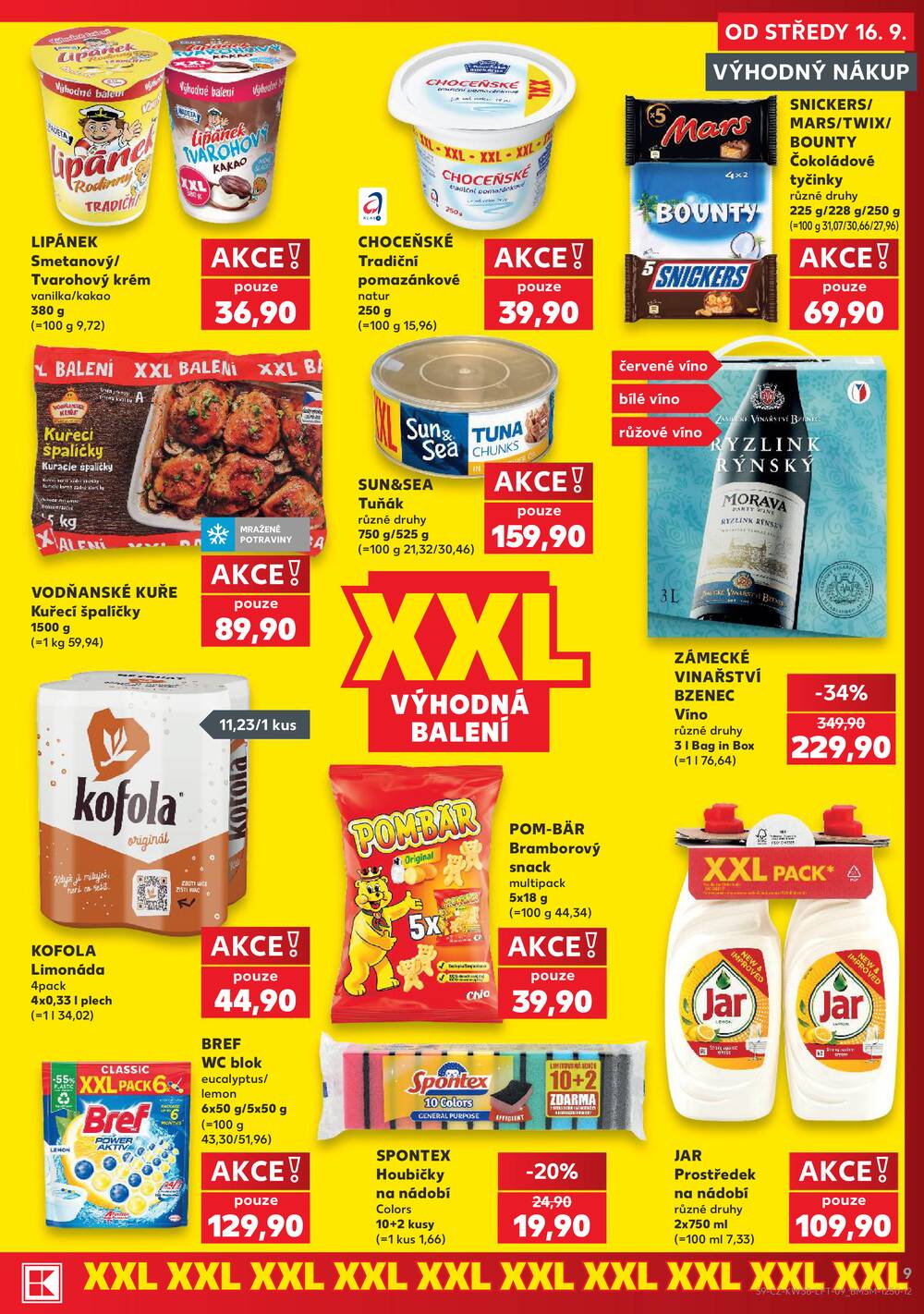Kaufland 16.9. - 22.9. - Kaufland - Praha 3 (Jarov)
