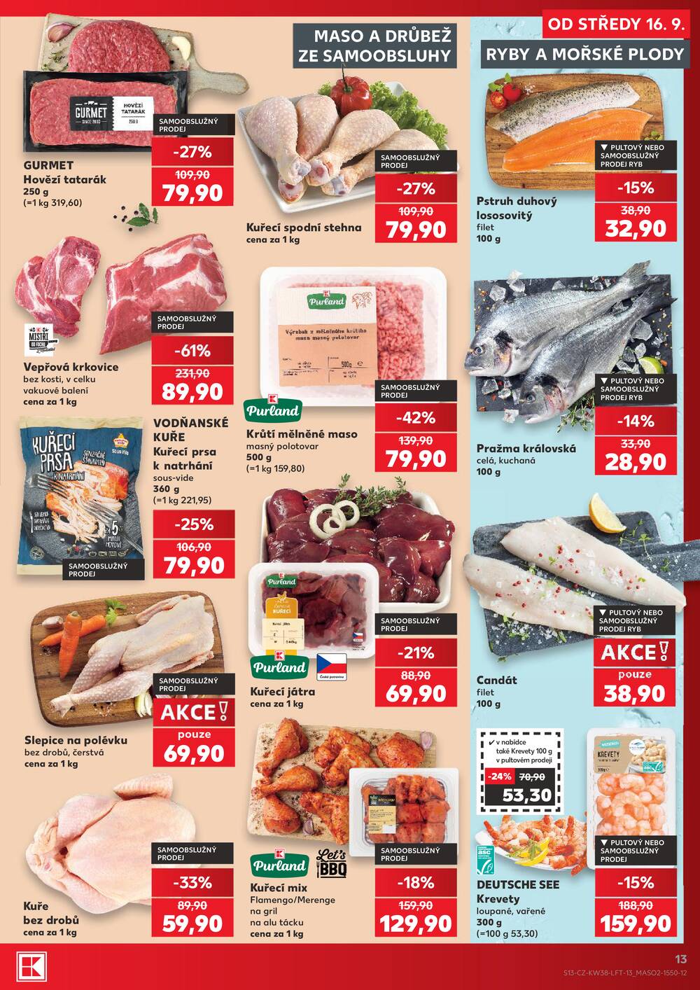 Kaufland 16.9. - 22.9. - Kaufland - Praha 12 (Modřany)