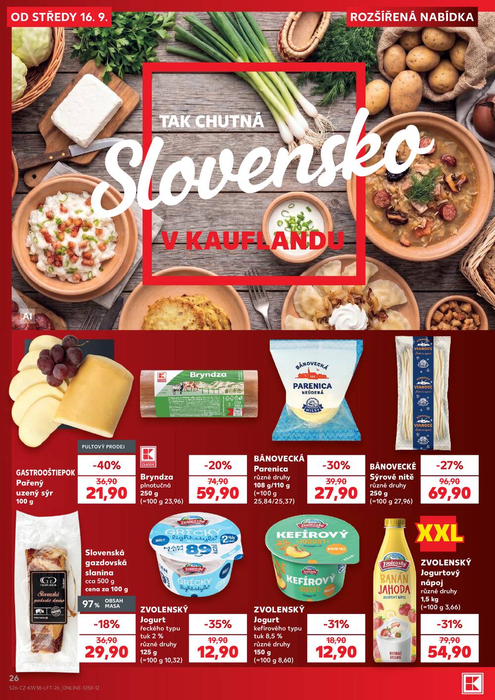 Kaufland 16.9. - 22.9. - Kaufland - Strakonice
