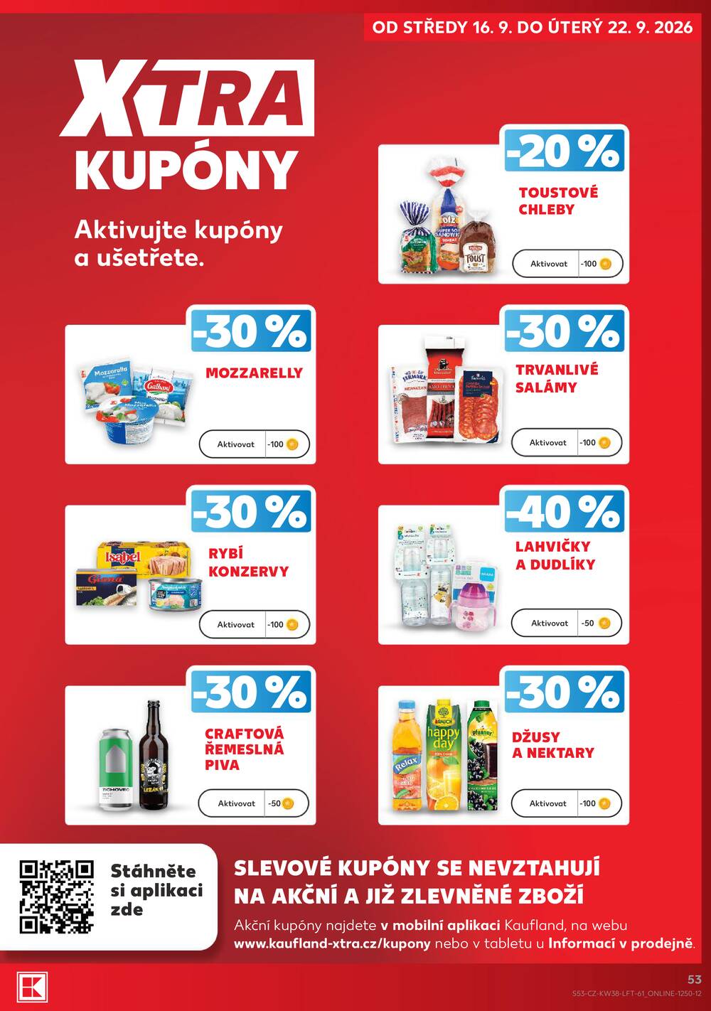 Leták Kaufland - Kaufland 16.9. - 22.9. - Kaufland - Praha 8 (Libeň) - strana 53 Leták Kaufland - Kaufland 16.9. - 22.9. - Kaufland - Praha 8 (Libeň) - strana 53