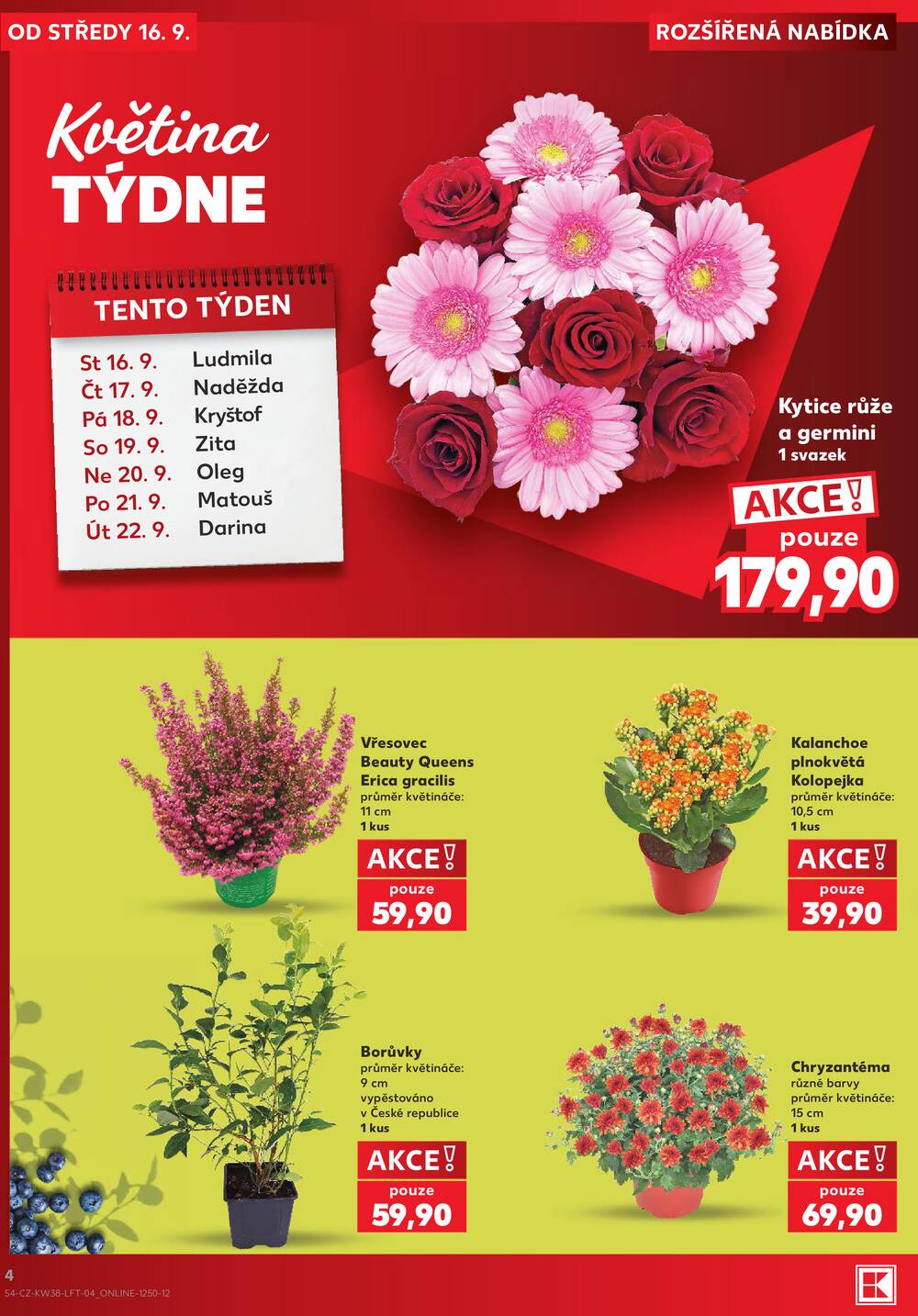 Kaufland 16.9. - 22.9. - Kaufland - Veselí nad Lužnicí - Budějovická