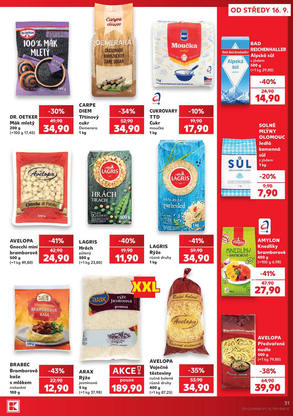 Kaufland 16.9. - 22.9. - Kaufland - Veselí nad Lužnicí - Budějovická