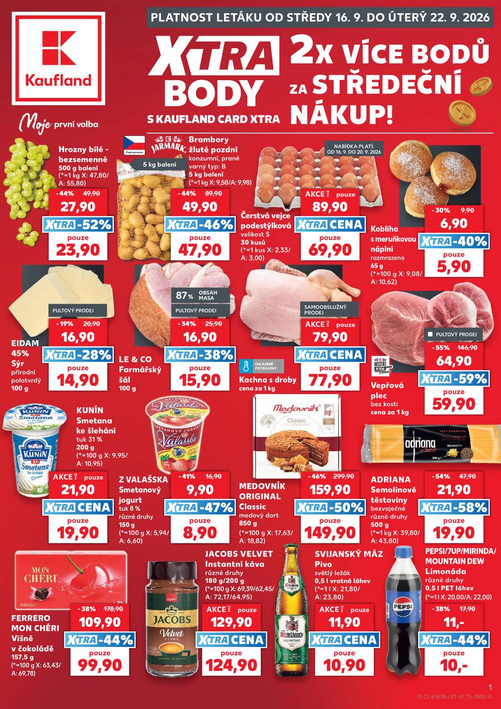 Kaufland 16.9. - 22.9. - Kaufland - Třinec - Lyžbice