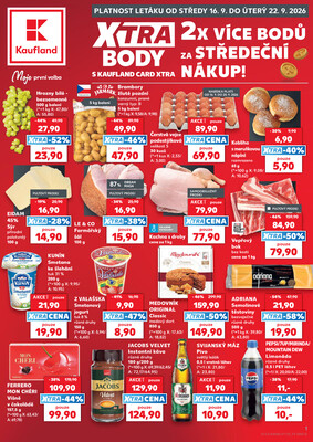Leták Kaufland 16.9. - 22.9. - Kaufland - Marianské Lázně