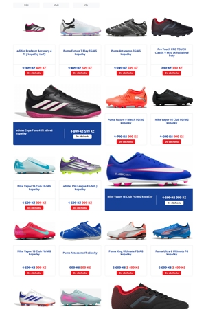 Intersport Kopačky a míče - 14. 9. 2026