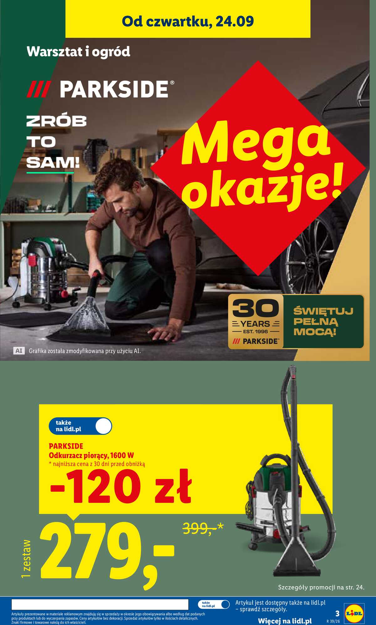 Leták Lidl Polsko 21.9.-26.9.2026 - Leták platí od 21. 9. do 26. 9. strana 3