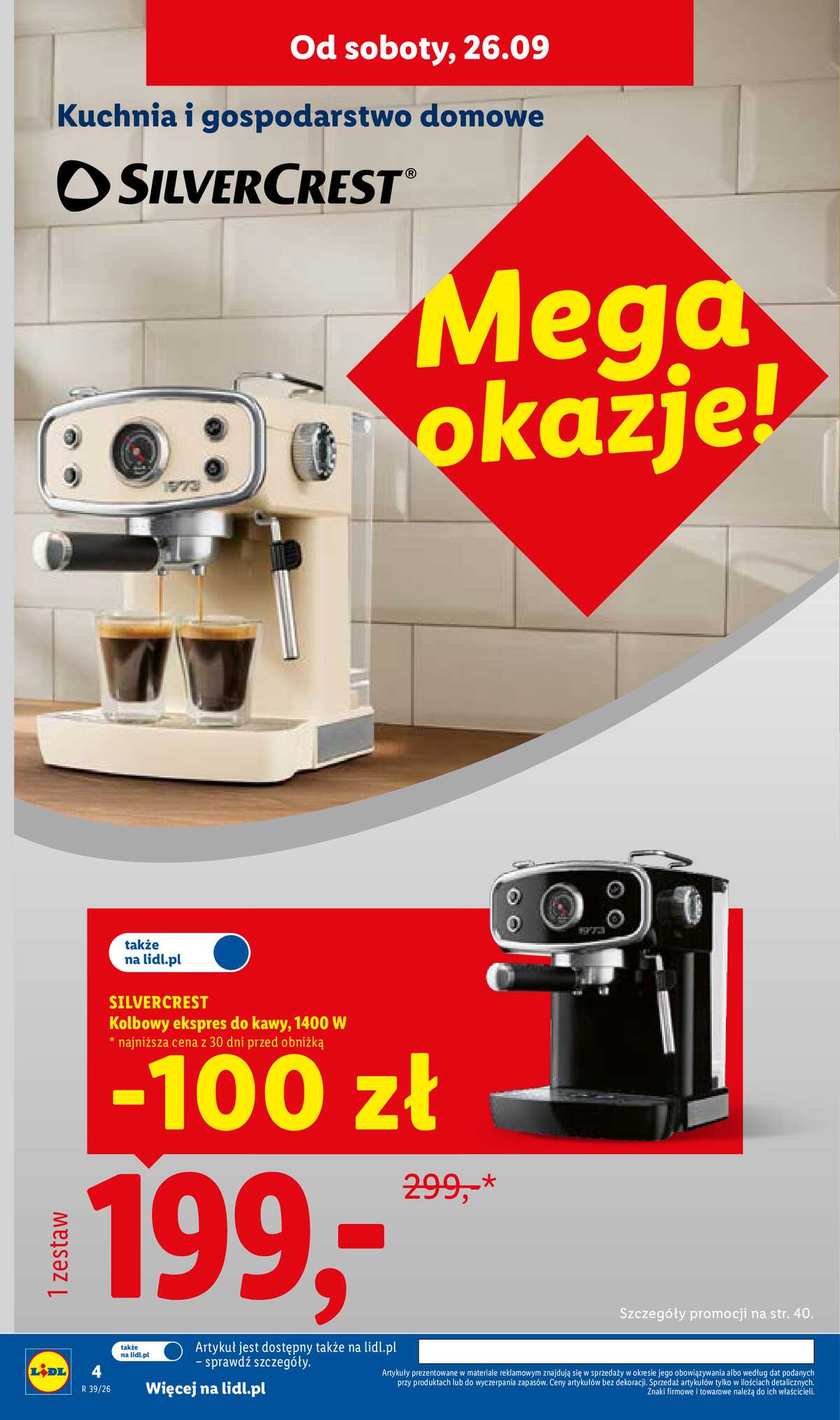 Leták Lidl Polsko 21.9.-26.9.2026 - Leták platí od 21. 9. do 26. 9. strana 4