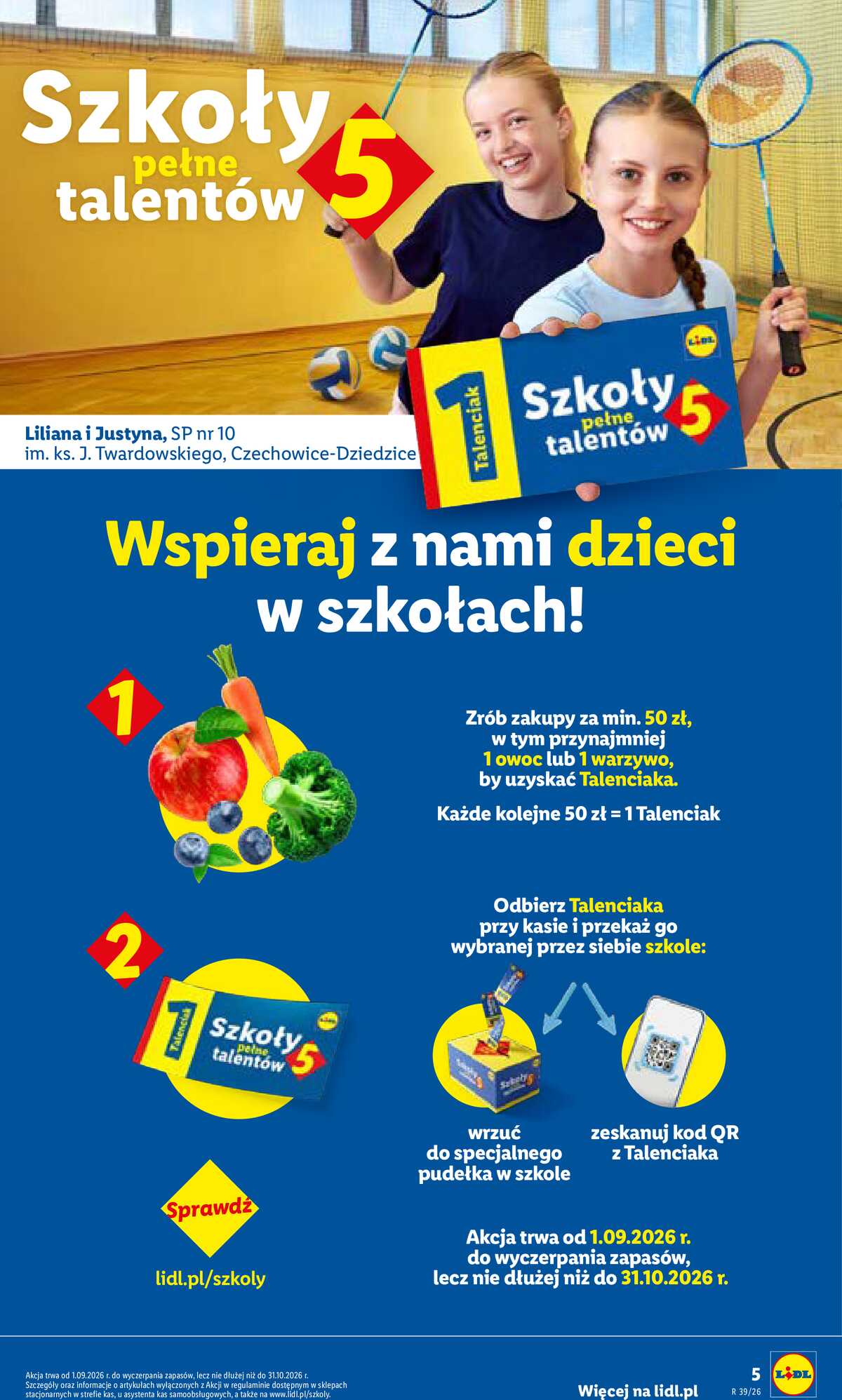 Leták Lidl Polsko 21.9.-26.9.2026 - Leták platí od 21. 9. do 26. 9. strana 5