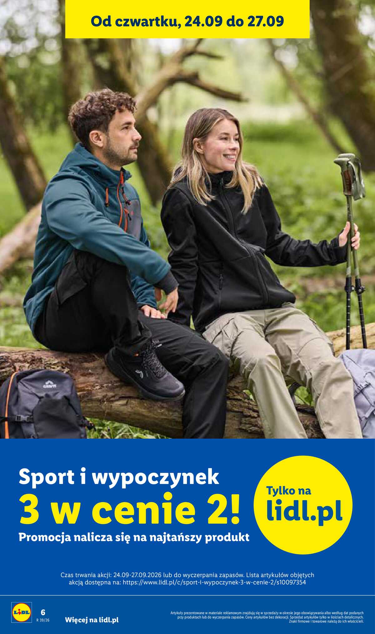 Leták Lidl Polsko 21.9.-26.9.2026 - Leták platí od 21. 9. do 26. 9. strana 6