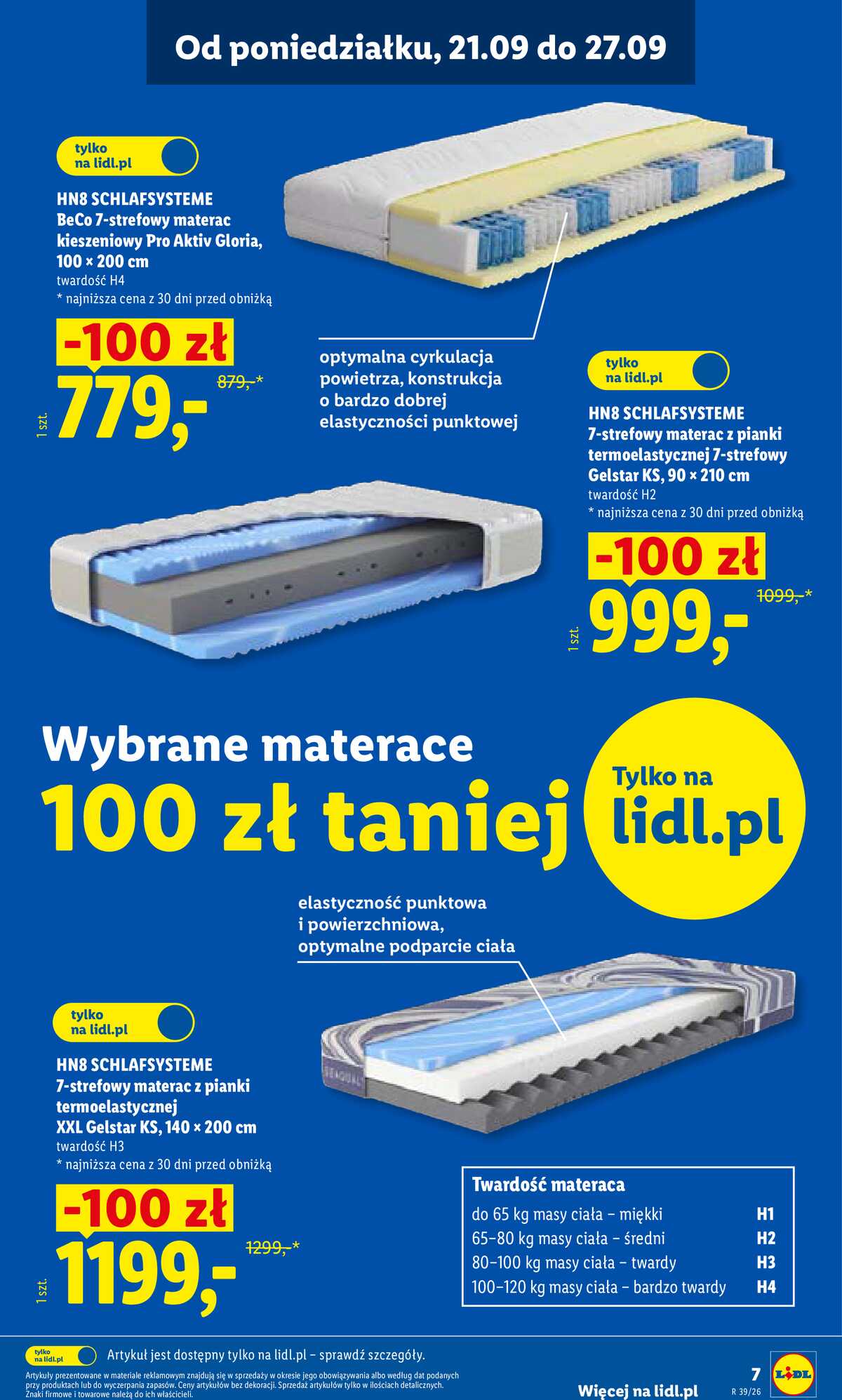 Leták Lidl Polsko 21.9.-26.9.2026 - Leták platí od 21. 9. do 26. 9. strana 7