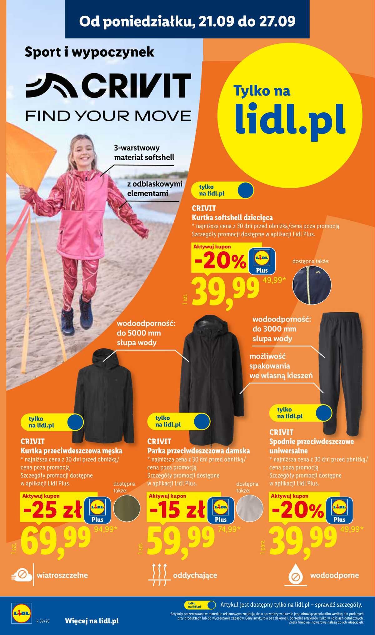 Leták Lidl Polsko 21.9.-26.9.2026 - Leták platí od 21. 9. do 26. 9. strana 8