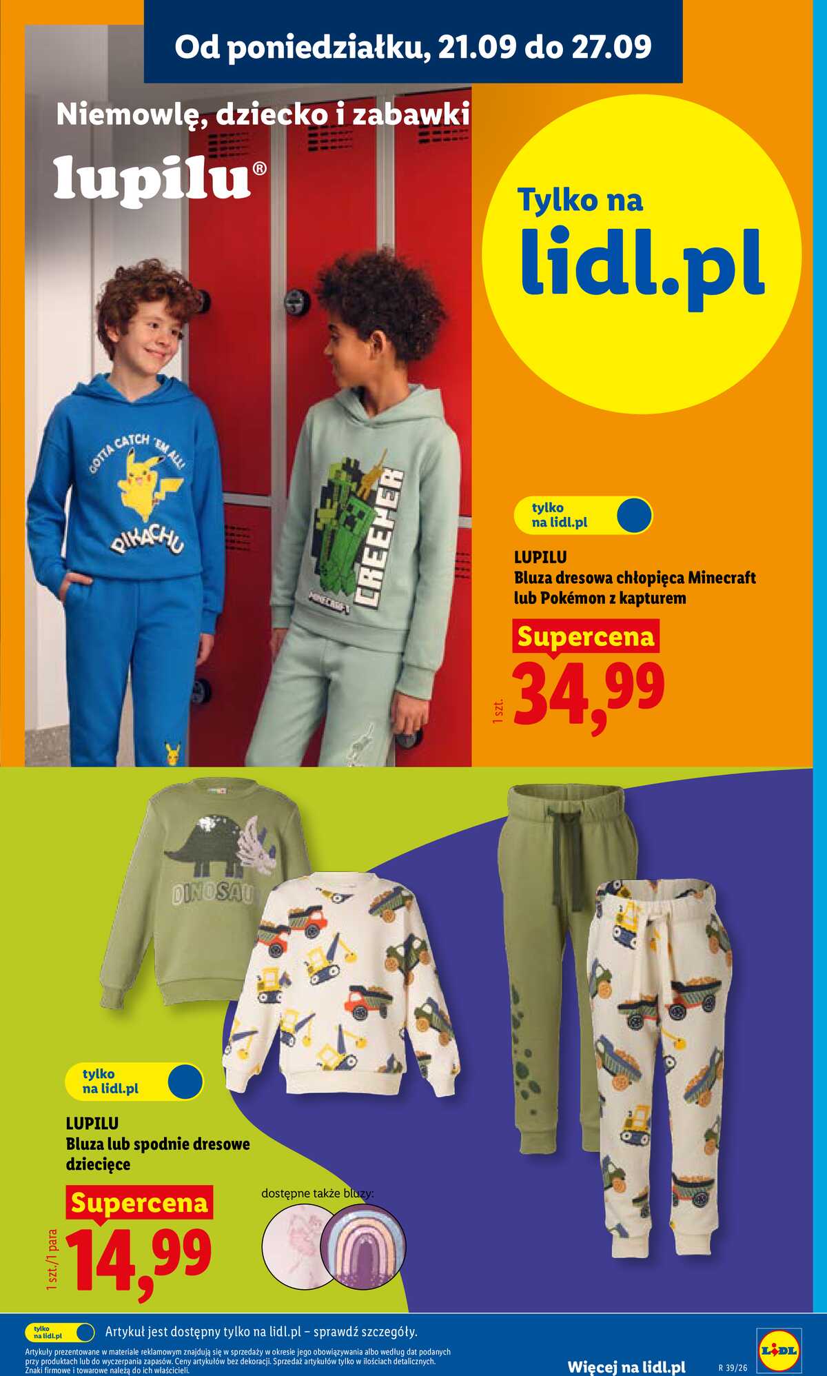 Leták Lidl Polsko 21.9.-26.9.2026 - Leták platí od 21. 9. do 26. 9. strana 9