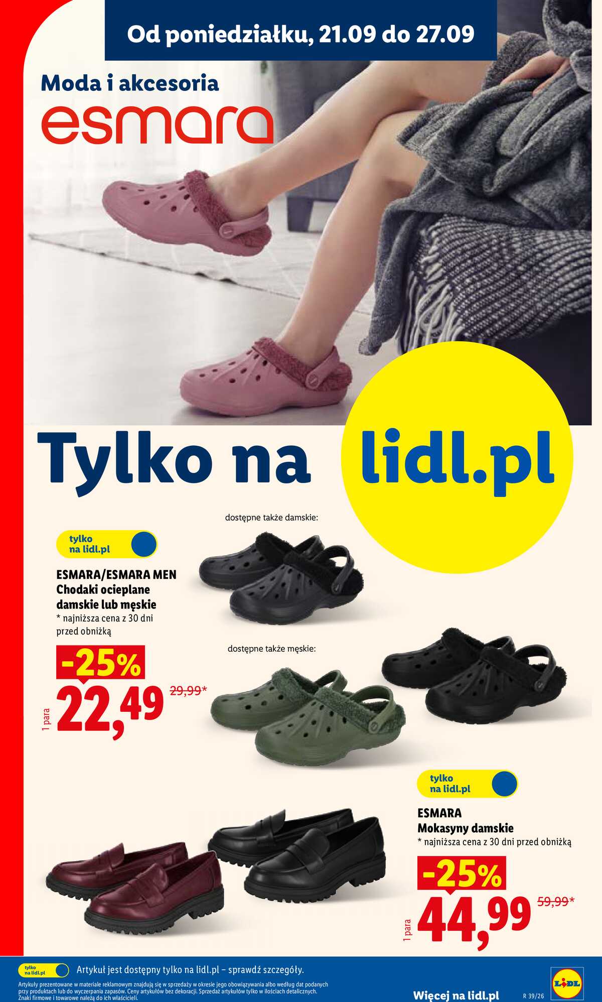 Leták Lidl Polsko 21.9.-26.9.2026 - Leták platí od 21. 9. do 26. 9. strana 11