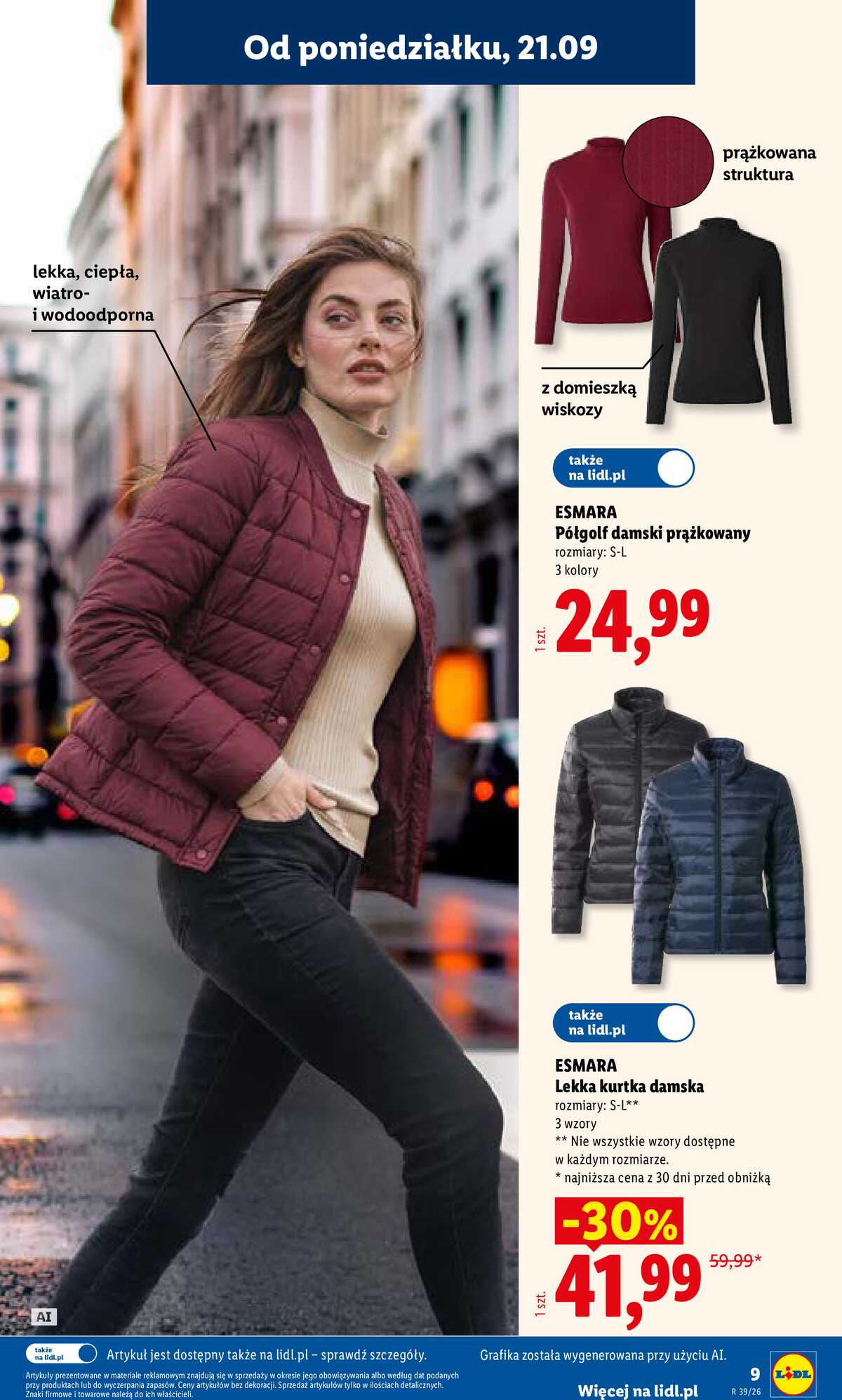 Leták Lidl Polsko 21.9.-26.9.2026 - Leták platí od 21. 9. do 26. 9. strana 13