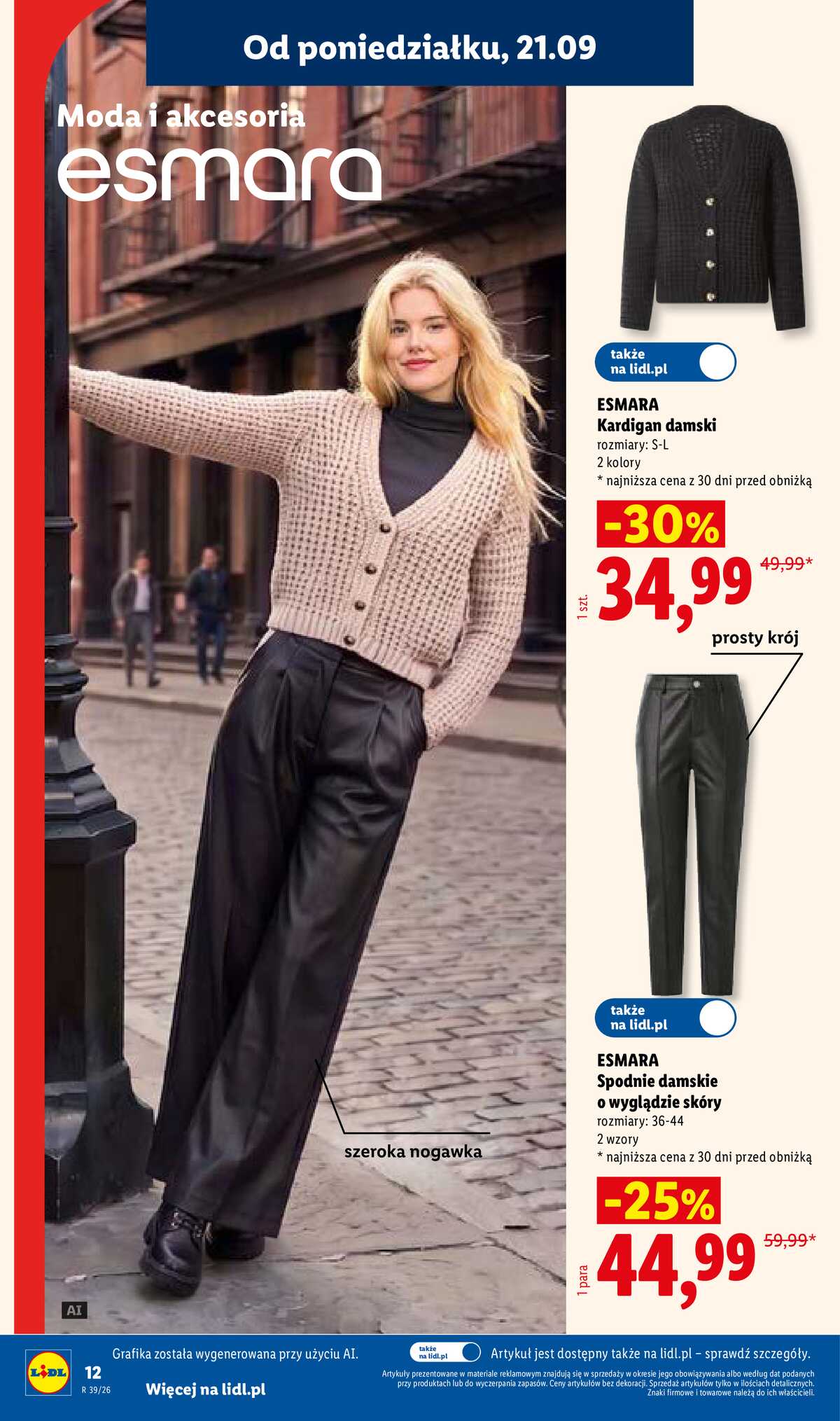 Leták Lidl Polsko 21.9.-26.9.2026 - Leták platí od 21. 9. do 26. 9. strana 16