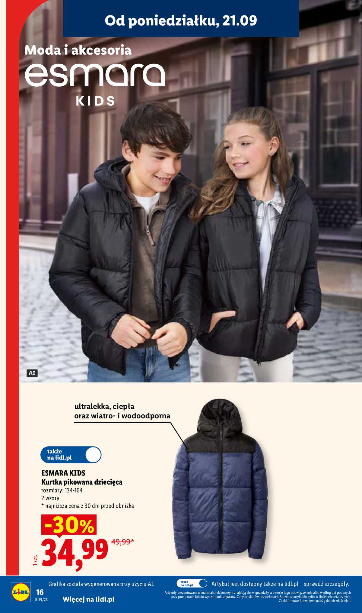 Leták Lidl Polsko 21.9.-26.9.2026 - Leták platí od 21. 9. do 26. 9. strana 20