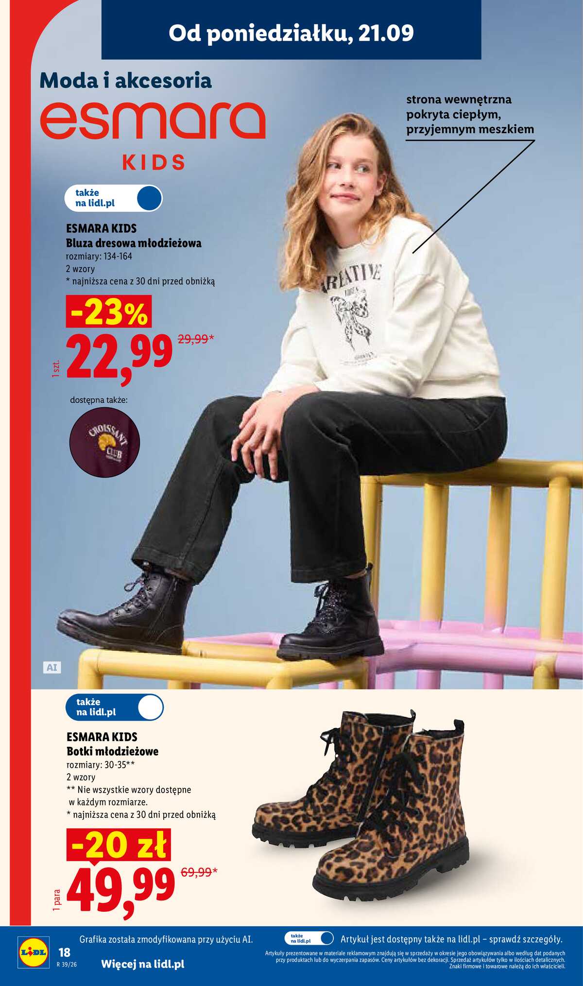 Leták Lidl Polsko 21.9.-26.9.2026 - Leták platí od 21. 9. do 26. 9. strana 22