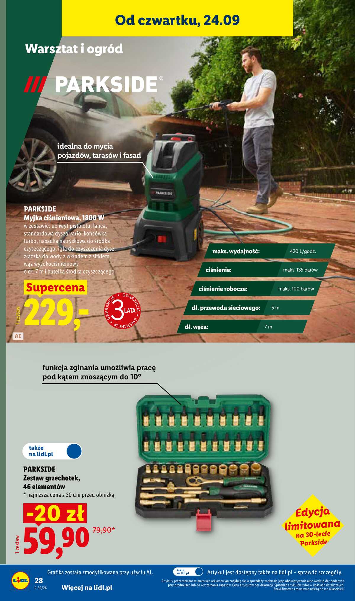 Leták Lidl Polsko 21.9.-26.9.2026 - Leták platí od 21. 9. do 26. 9. strana 36