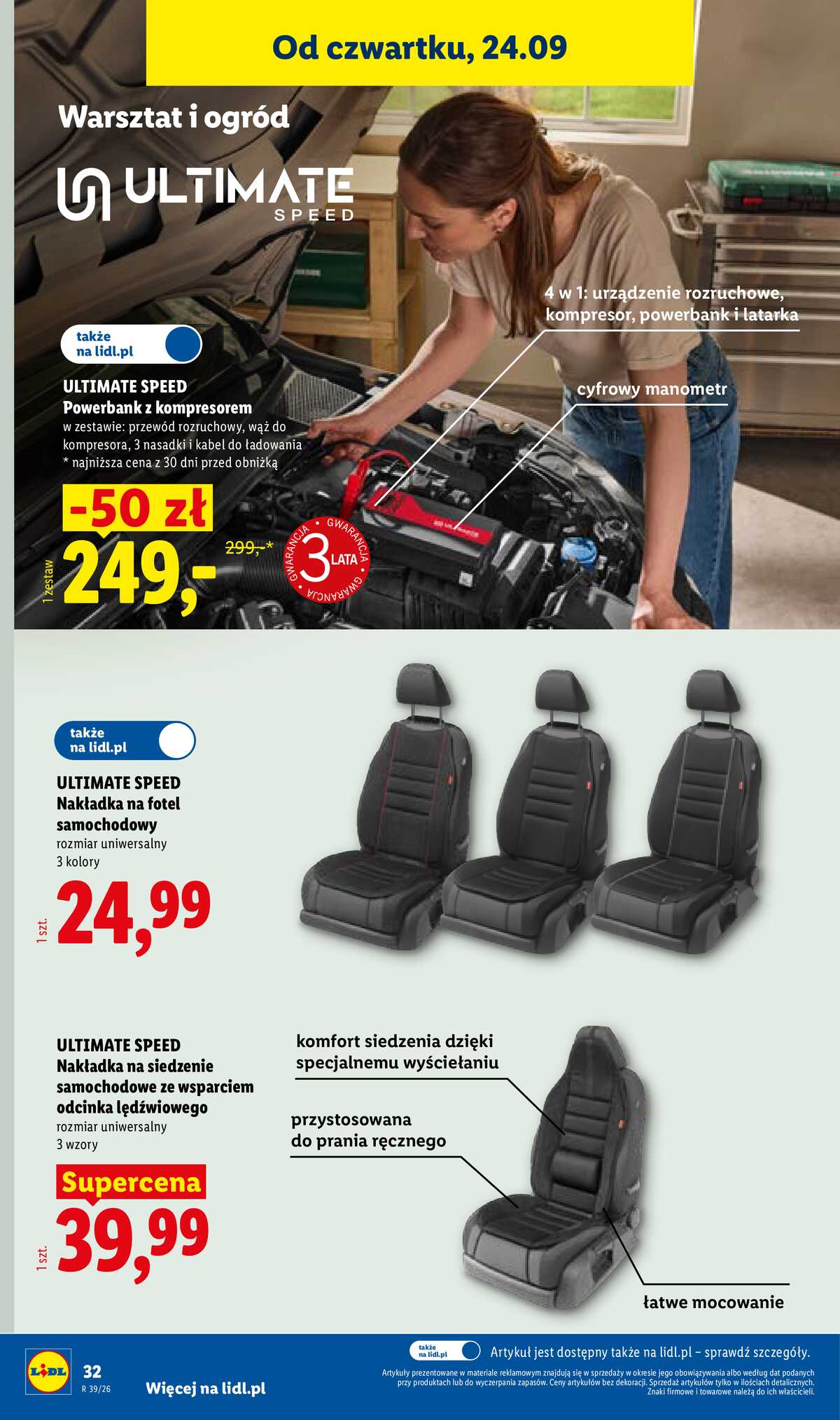 Leták Lidl Polsko 21.9.-26.9.2026 - Leták platí od 21. 9. do 26. 9. strana 40
