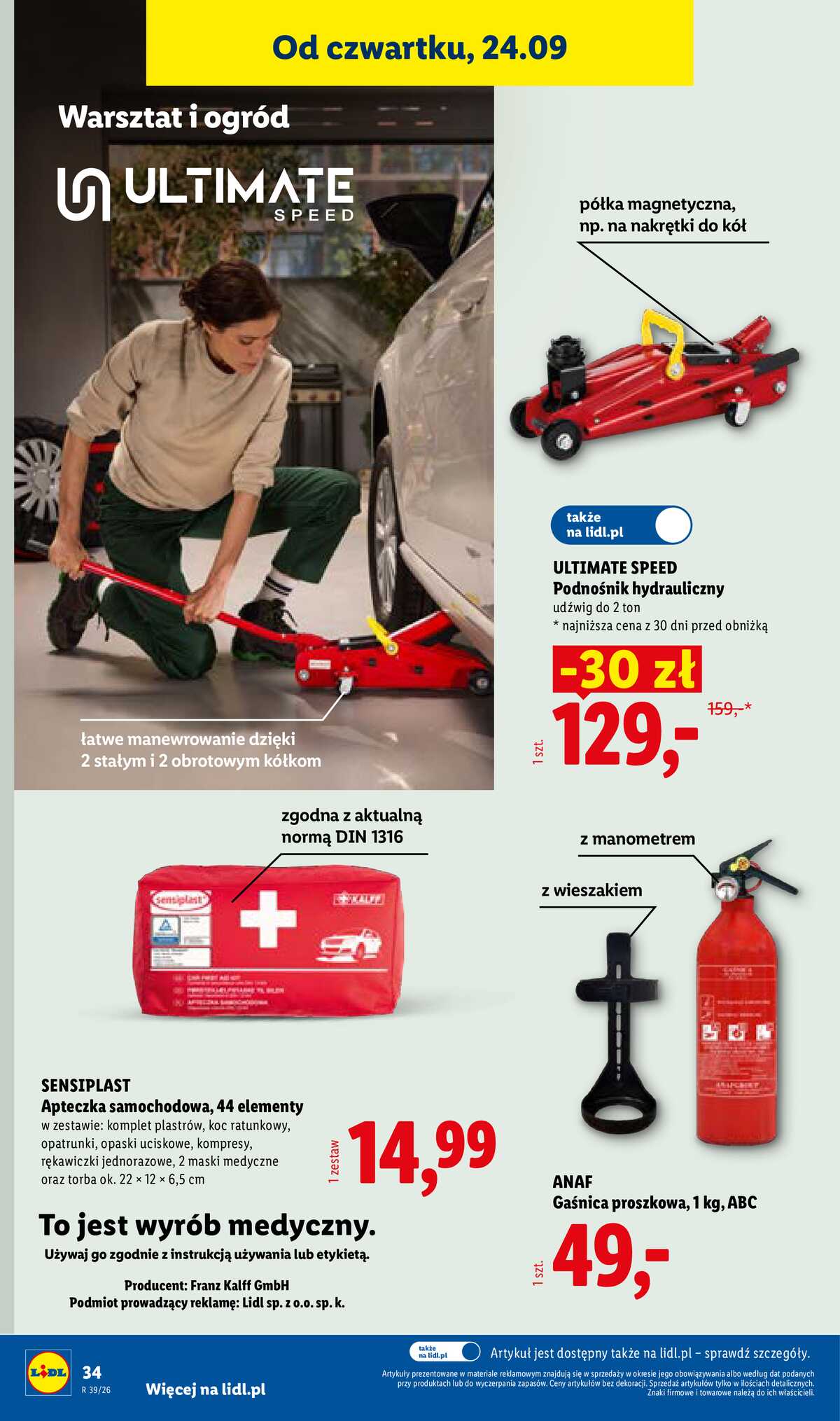 Leták Lidl Polsko 21.9.-26.9.2026 - Leták platí od 21. 9. do 26. 9. strana 42