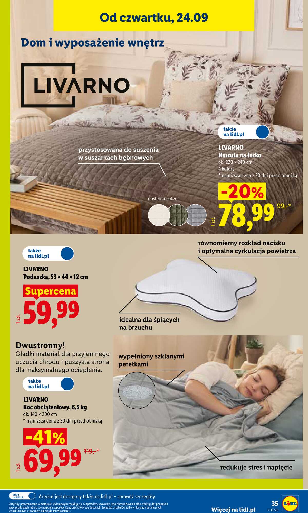 Leták Lidl Polsko 21.9.-26.9.2026 - Leták platí od 21. 9. do 26. 9. strana 43